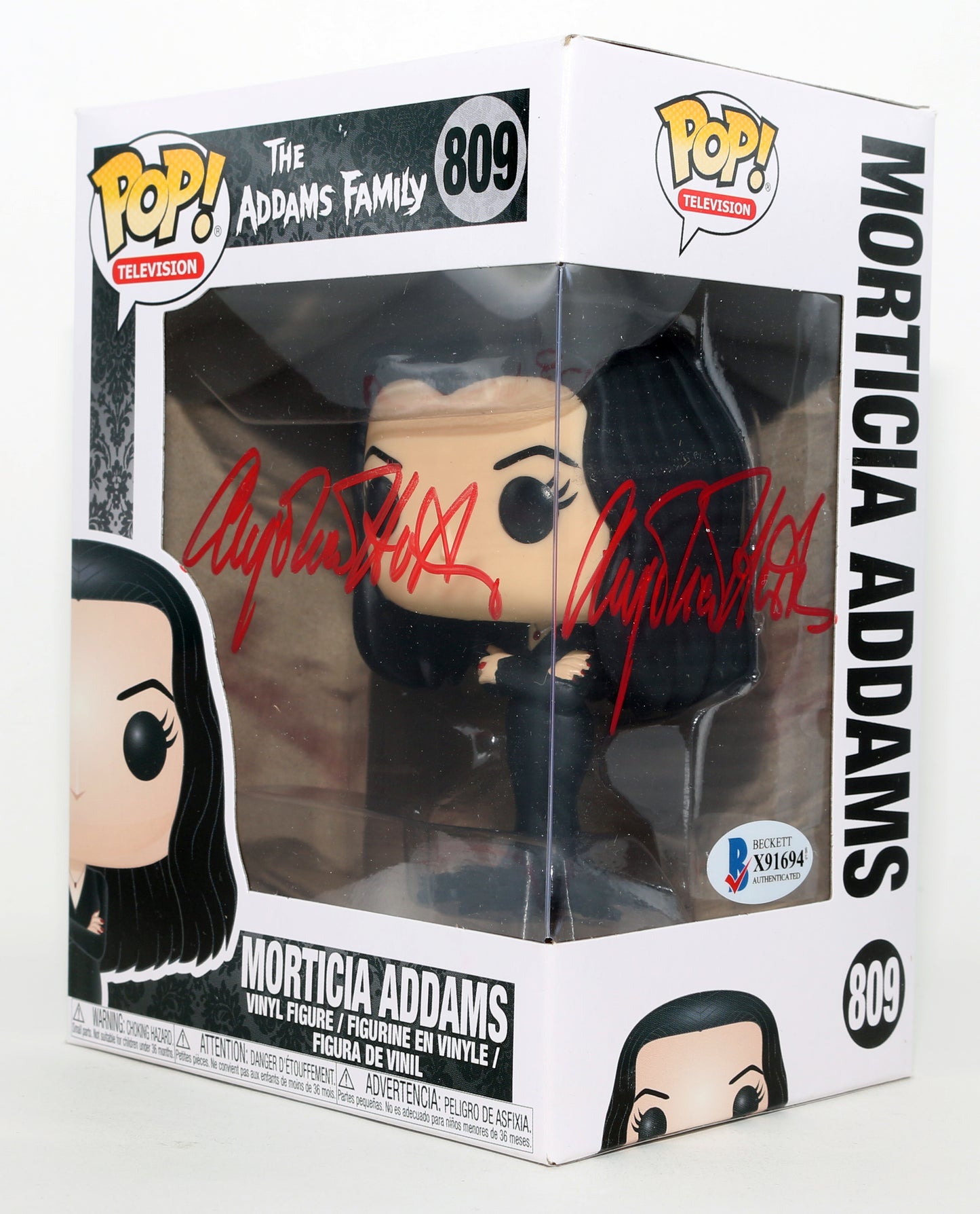 
                  
                    Anjelica Huston as Morticia Addams in The Addams Family (Beckett) Signed Funko POP! #809
                  
                