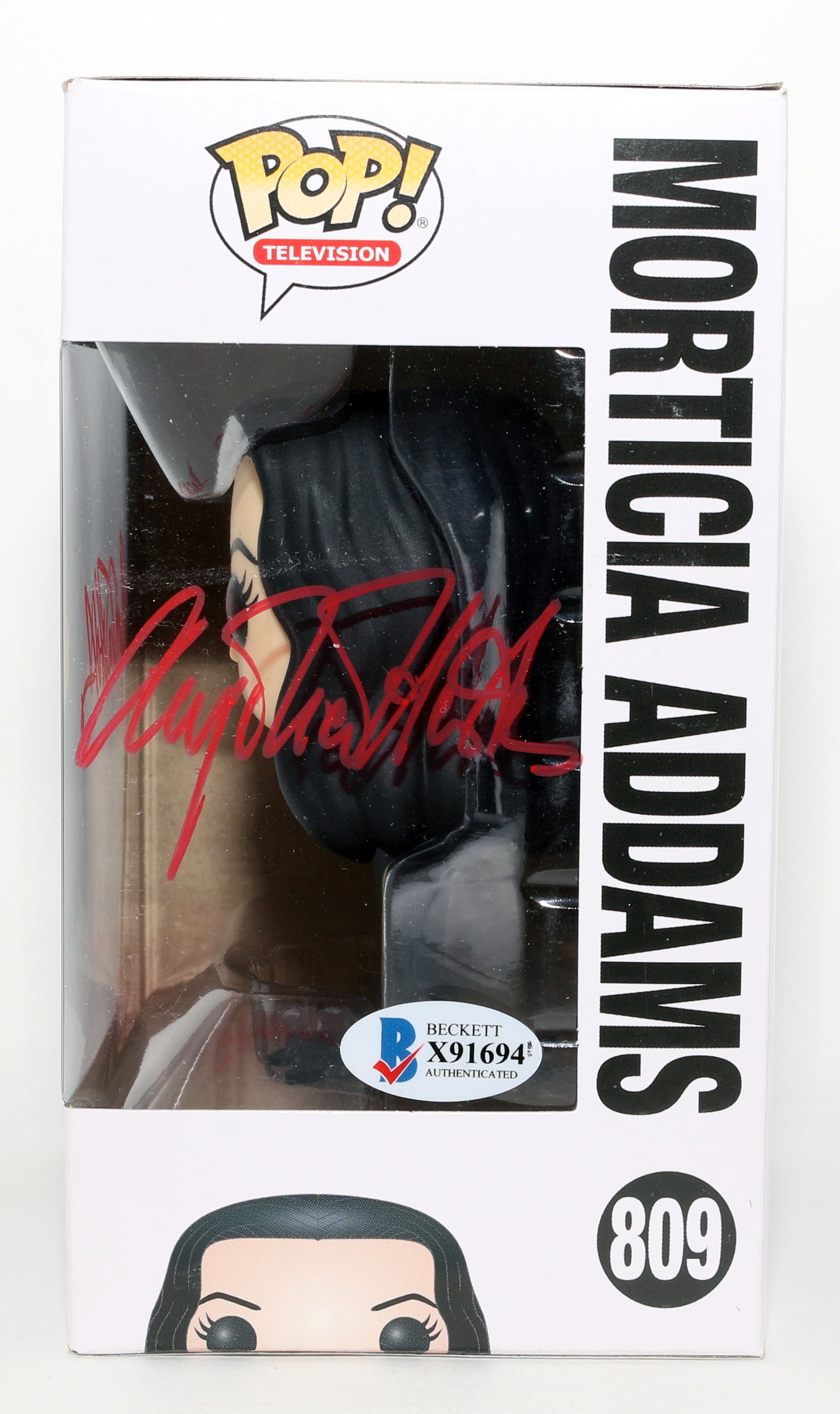 
                  
                    Anjelica Huston as Morticia Addams in The Addams Family (Beckett) Signed Funko POP! #809
                  
                