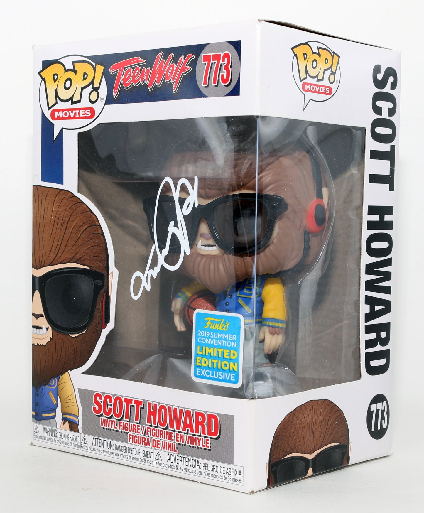 
                  
                    Michael J. Fox as Scott Howard in Teen Wolf 2019 Summer Convention Limited Edition (Official Pix) Signed Funko POP! #773
                  
                