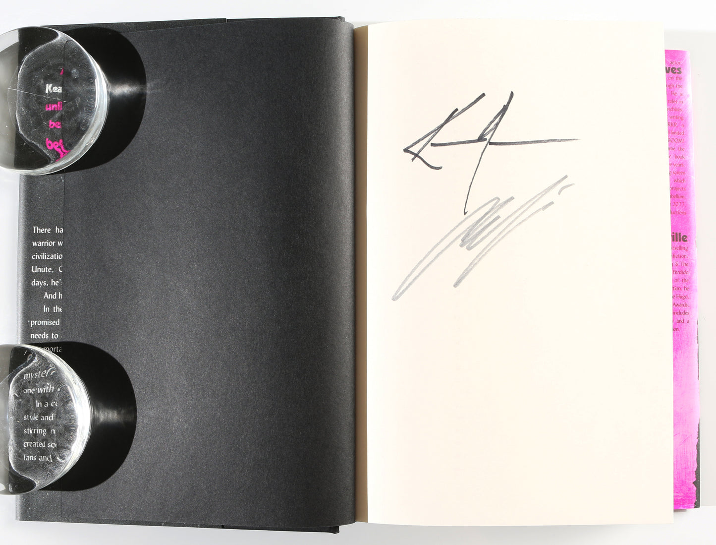
                  
                    Keanu Reeves & China Miéville's The Book of Elsewhere Hardcover Book Signed by Actor & Author Keanu Reeves
                  
                