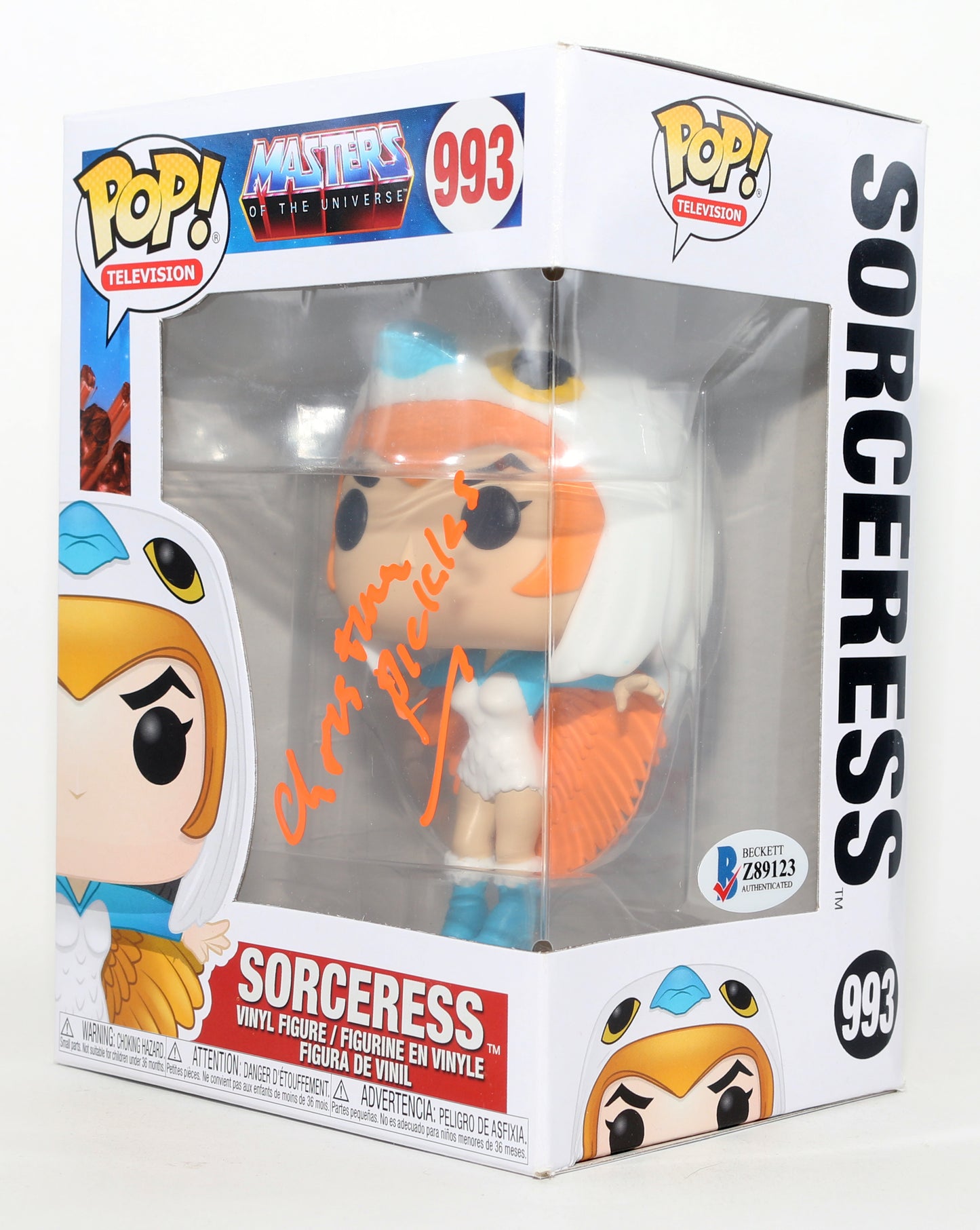 
                  
                    Christina Pickles as Sorceress in Masters of the Universe (Beckett) Signed Funko POP! #993
                  
                