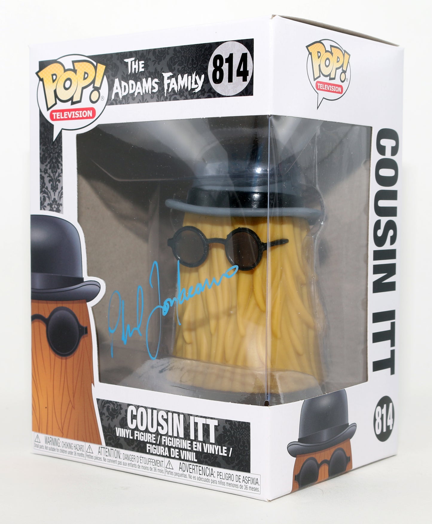 
                  
                    Phil Fondacaro as Cousin Itt in The Addams Family Signed Funko POP! #814
                  
                
