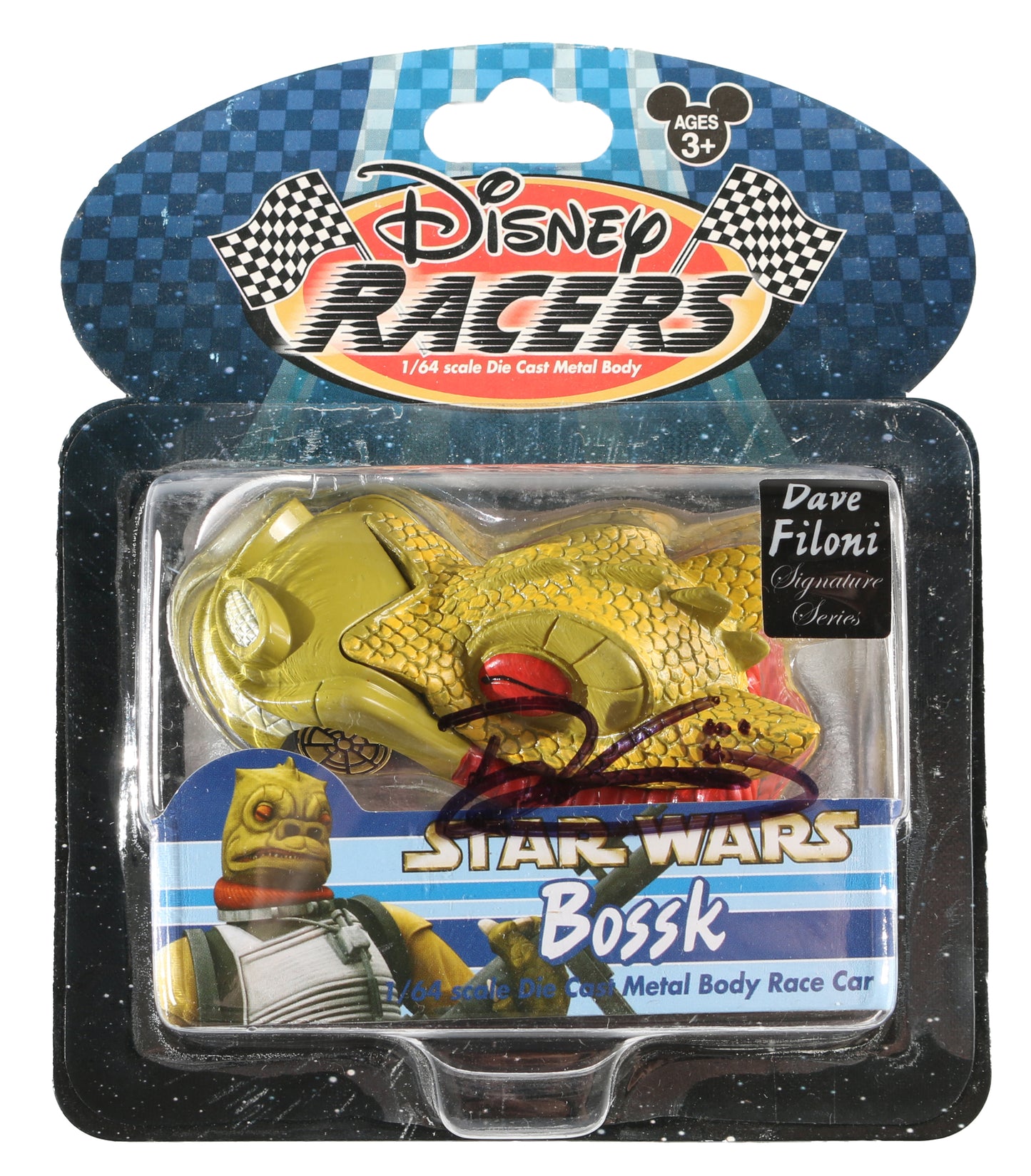 
                  
                    Disney Racers Star Wars Bossk Toy Car Signed by Designer & Supervising Director of Star Wars: The Clone Wars: Dave Filoni
                  
                