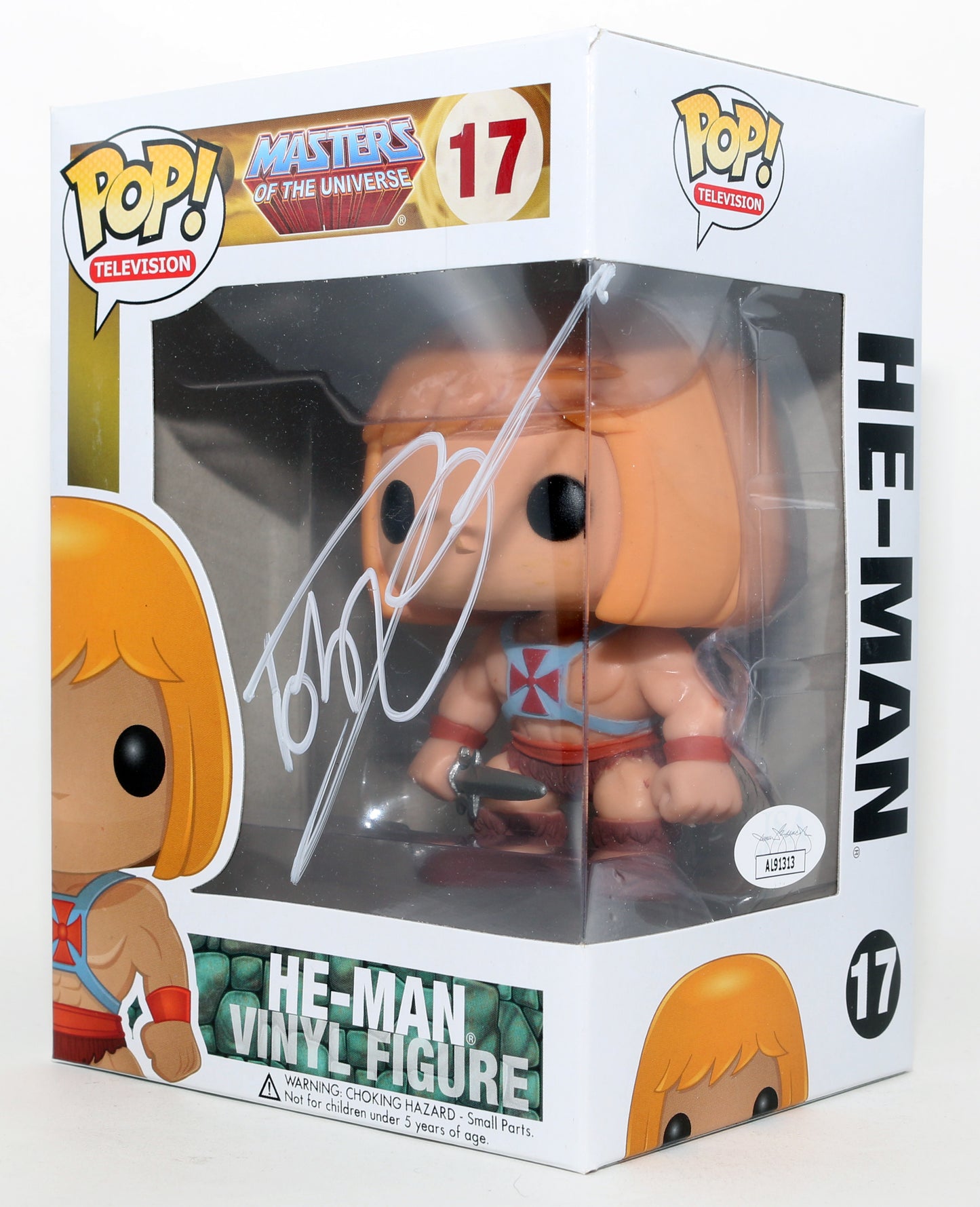 
                  
                    Dolph Lundgren as He-Man in Masters of the Universe (JSA) Signed Funko POP! #17
                  
                