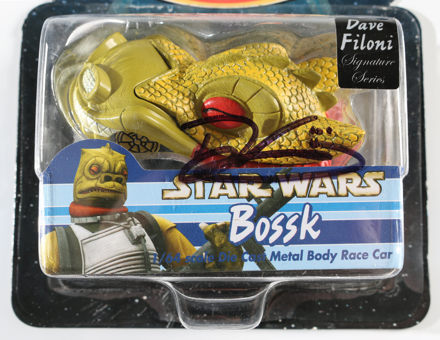 
                  
                    Disney Racers Star Wars Bossk Toy Car Signed by Designer & Supervising Director of Star Wars: The Clone Wars: Dave Filoni
                  
                