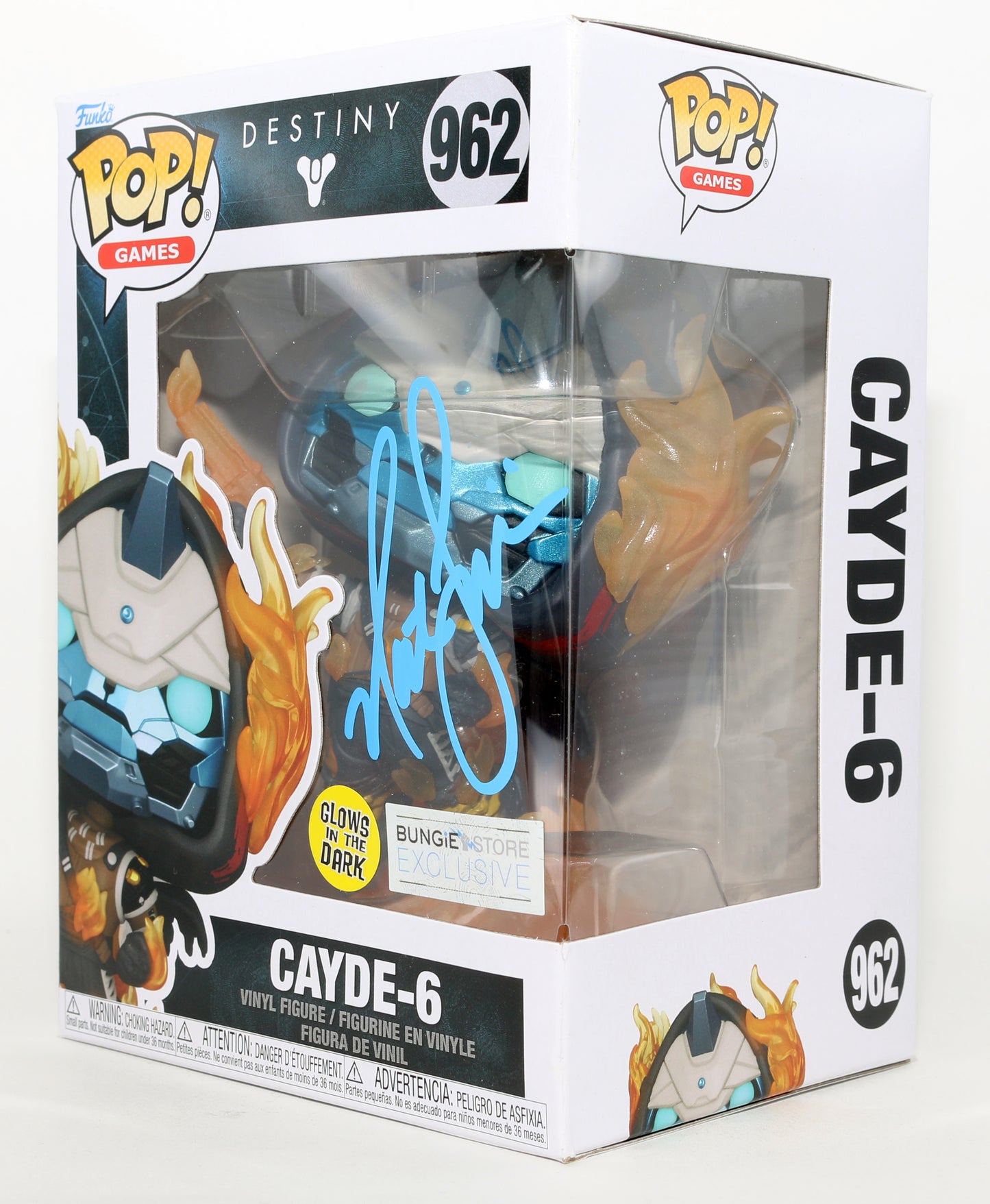 
                  
                    Nathan Fillion as Cayde-6 in Destiny GITD Bungie Store Exclusive Signed Funko POP! #962
                  
                