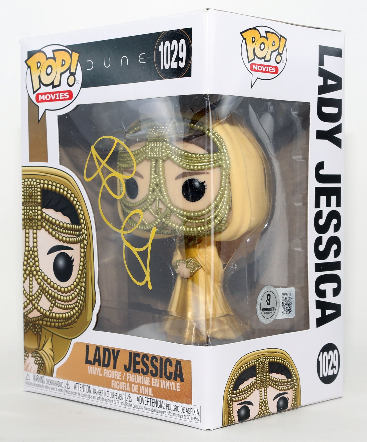 
                  
                    Rebecca Ferguson as Lady Jessica in Dune (Beckett) Signed Funko POP! #1029
                  
                