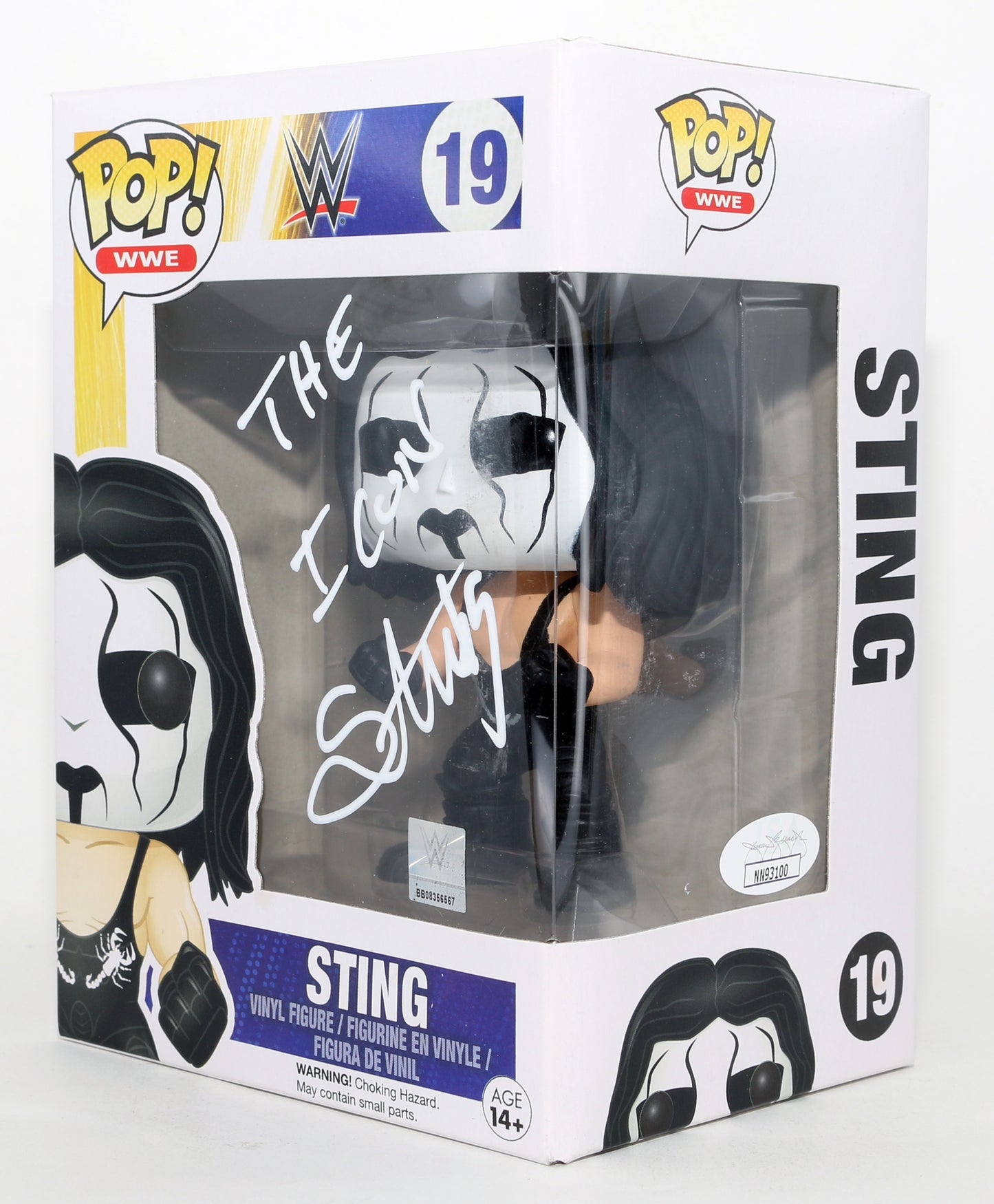 
                  
                    Sting WWE Wrestler (JSA) Signed Funko POP! #19
                  
                