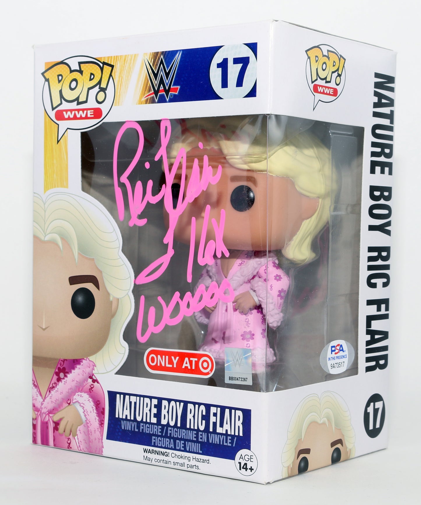 
                  
                    Nature Boy Ric Flair WWE Wrestler Target Exclusive (PSA) Signed Funko POP! #17
                  
                