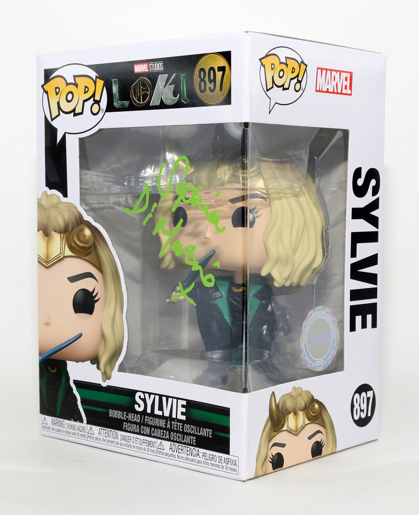 
                  
                    Sophia Di Martino as Sylvie in Loki (SWAU) Signed Funko POP! #897
                  
                
