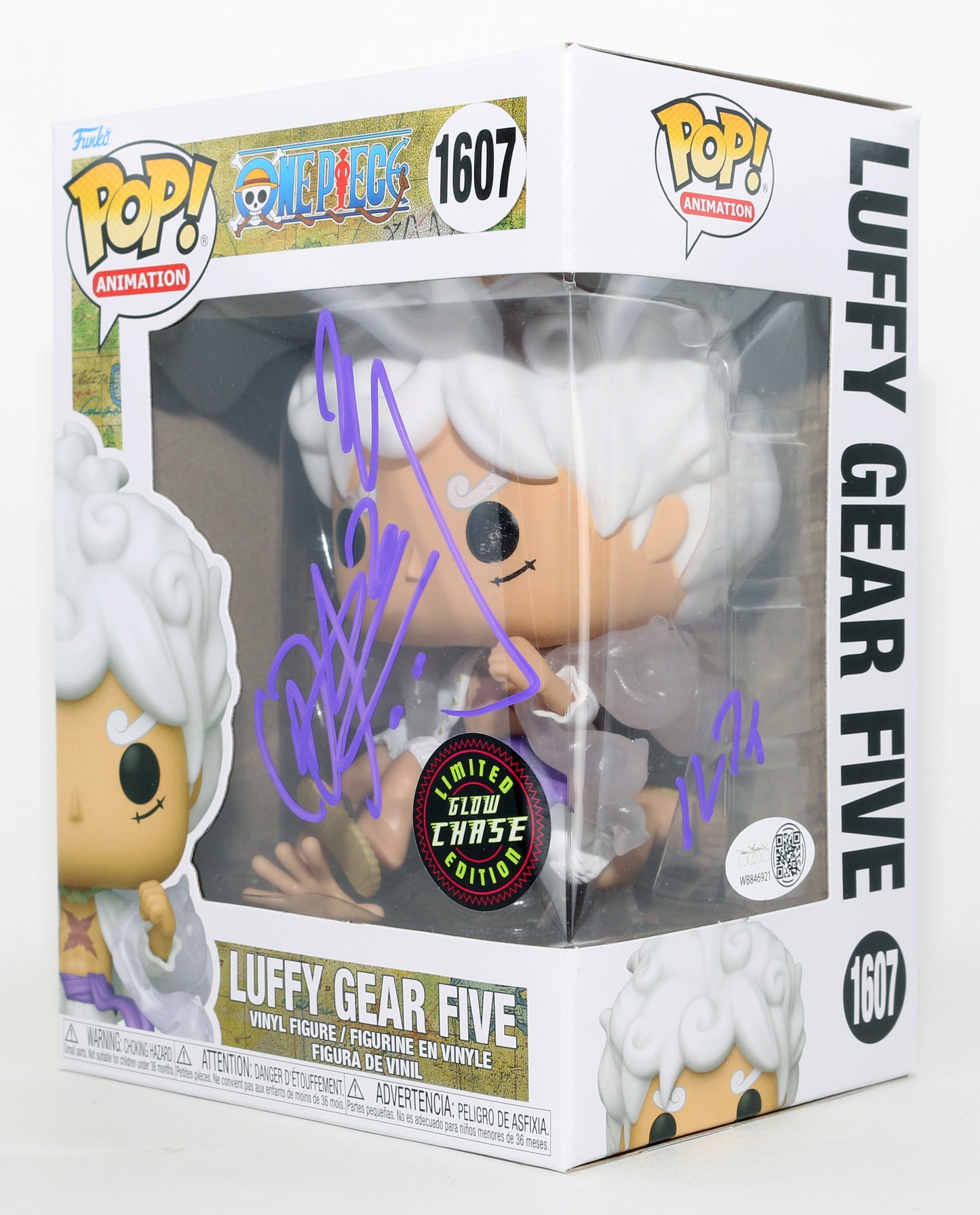 
                  
                    Mayumi Tanaka as Luffy in One Piece GITD Chase Edition (JSA) Signed Funko POP! #1607
                  
                