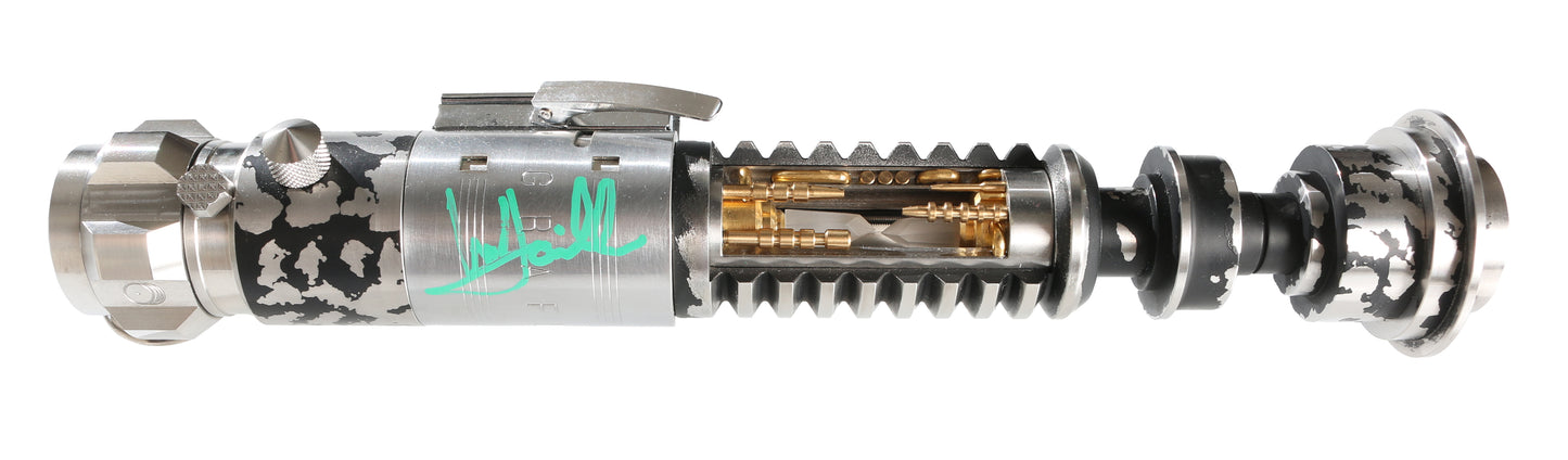 
                  
                    Luke Skywalker from Star Wars Prop Replica Lightsaber by Korbanth Sabers (JSA) Signed by Mark Hamill
                  
                