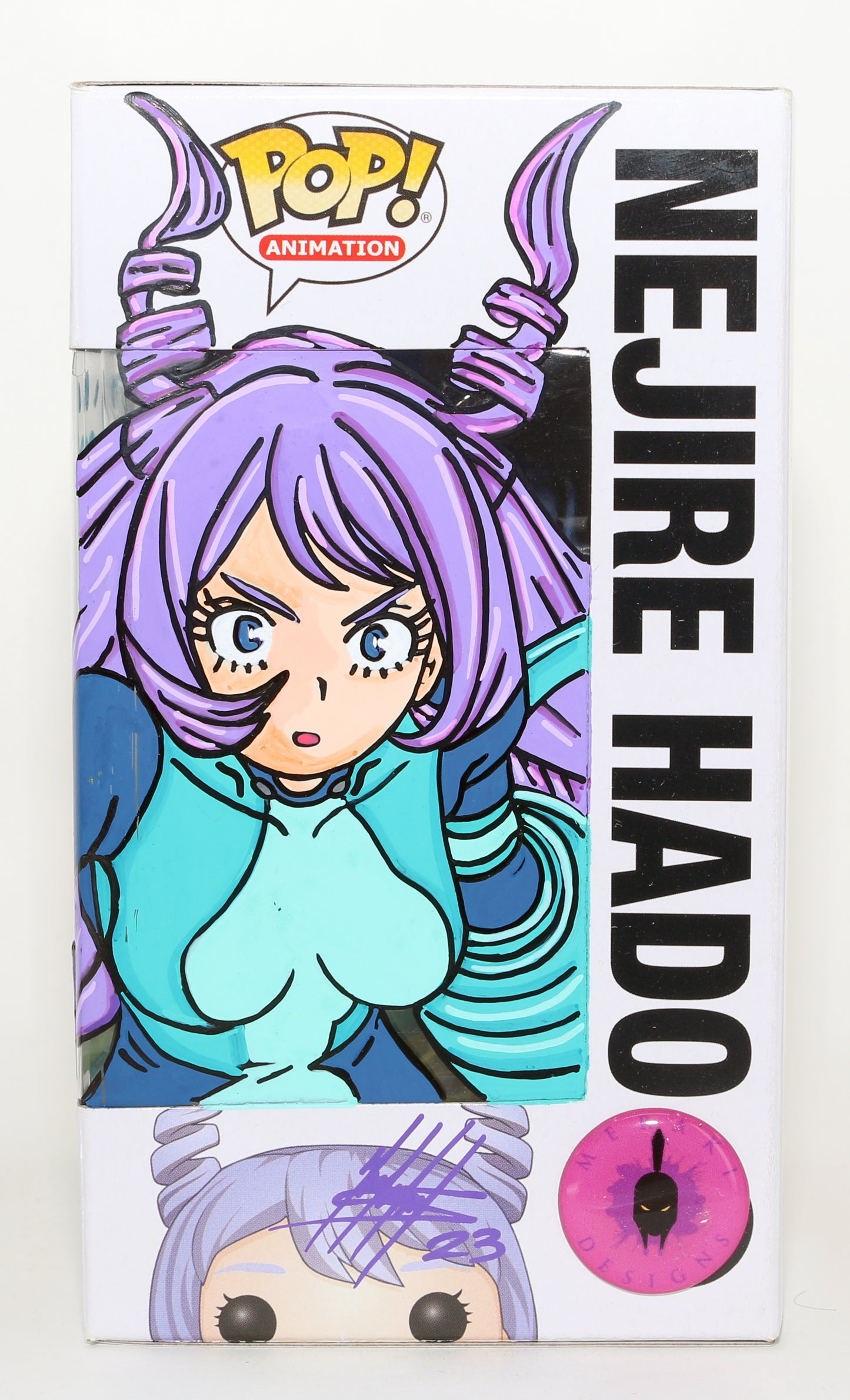 
                  
                    Kiyono Yasuno as Nejire Hado in My Hero Academia 2021 ECCC Exclusive Signed Funko POP! #911 with Drawing
                  
                