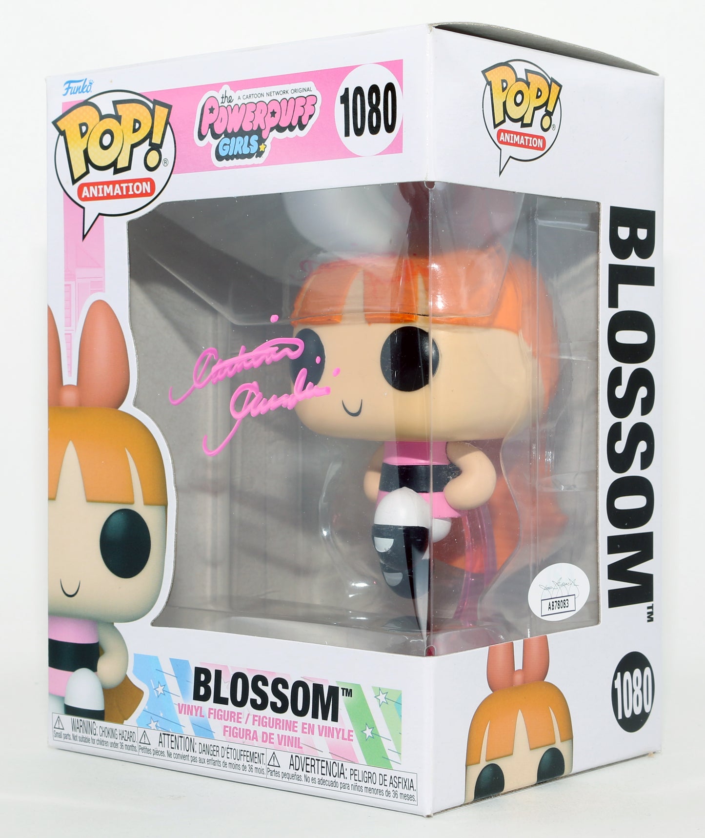 
                  
                    Cathy Cavadini as Blossom in The Powerpuff Girls (JSA) Signed Funko POP! #1080
                  
                