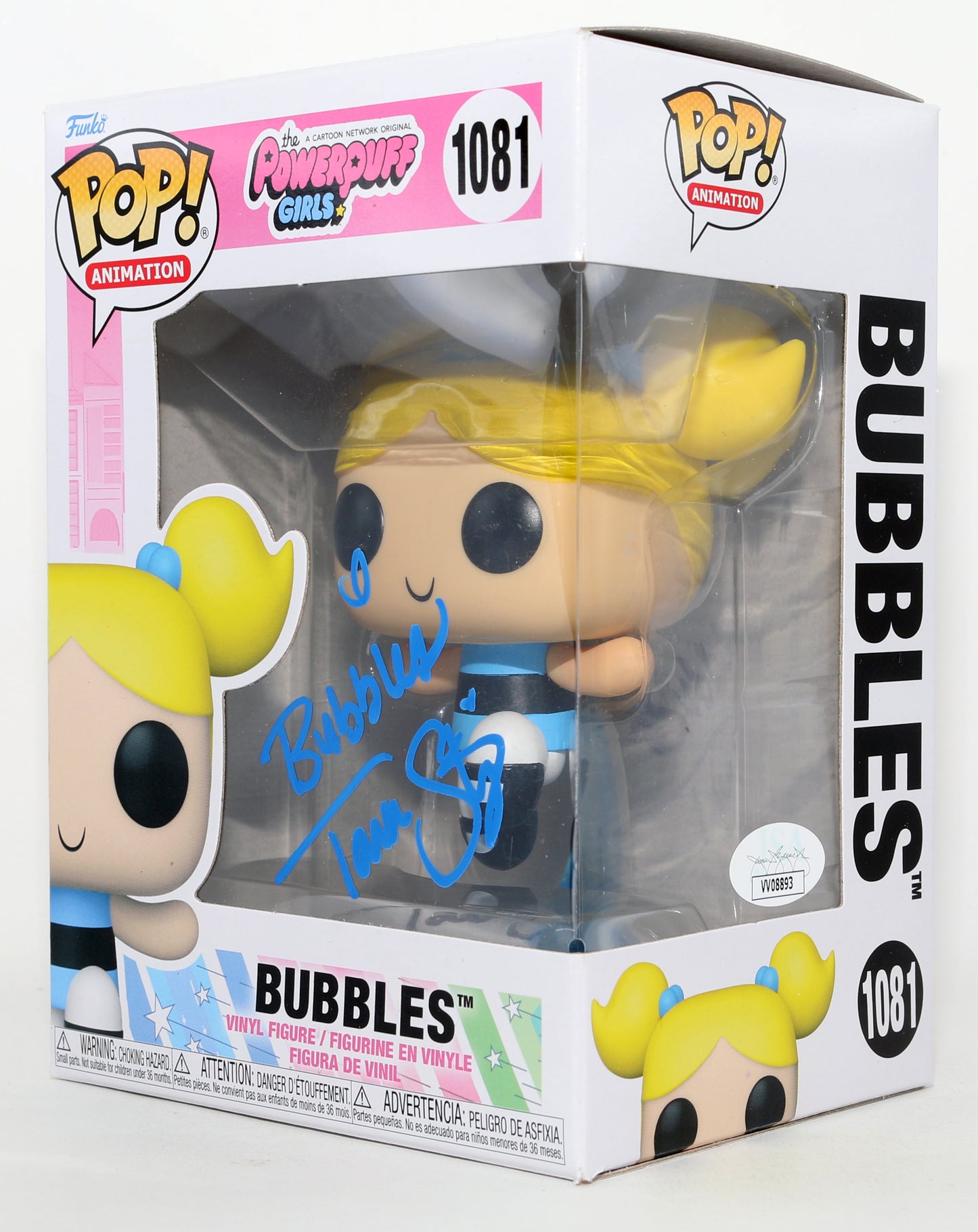 
                  
                    Tara Strong as Bubbles in The Powerpuff Girls (JSA) Signed Funko POP! #1081 with Character Name
                  
                