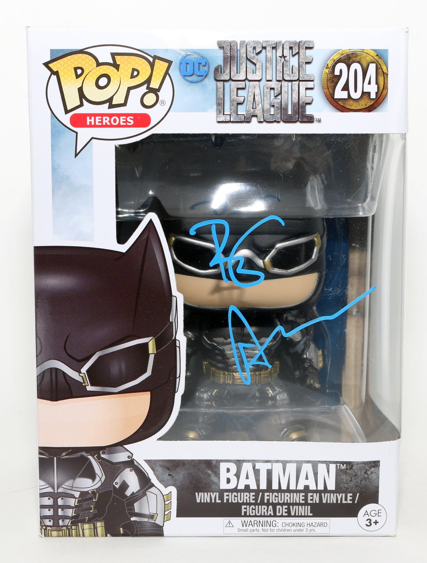 
                  
                    Ben Affleck as Batman in Justice League Signed Funko POP! #204
                  
                