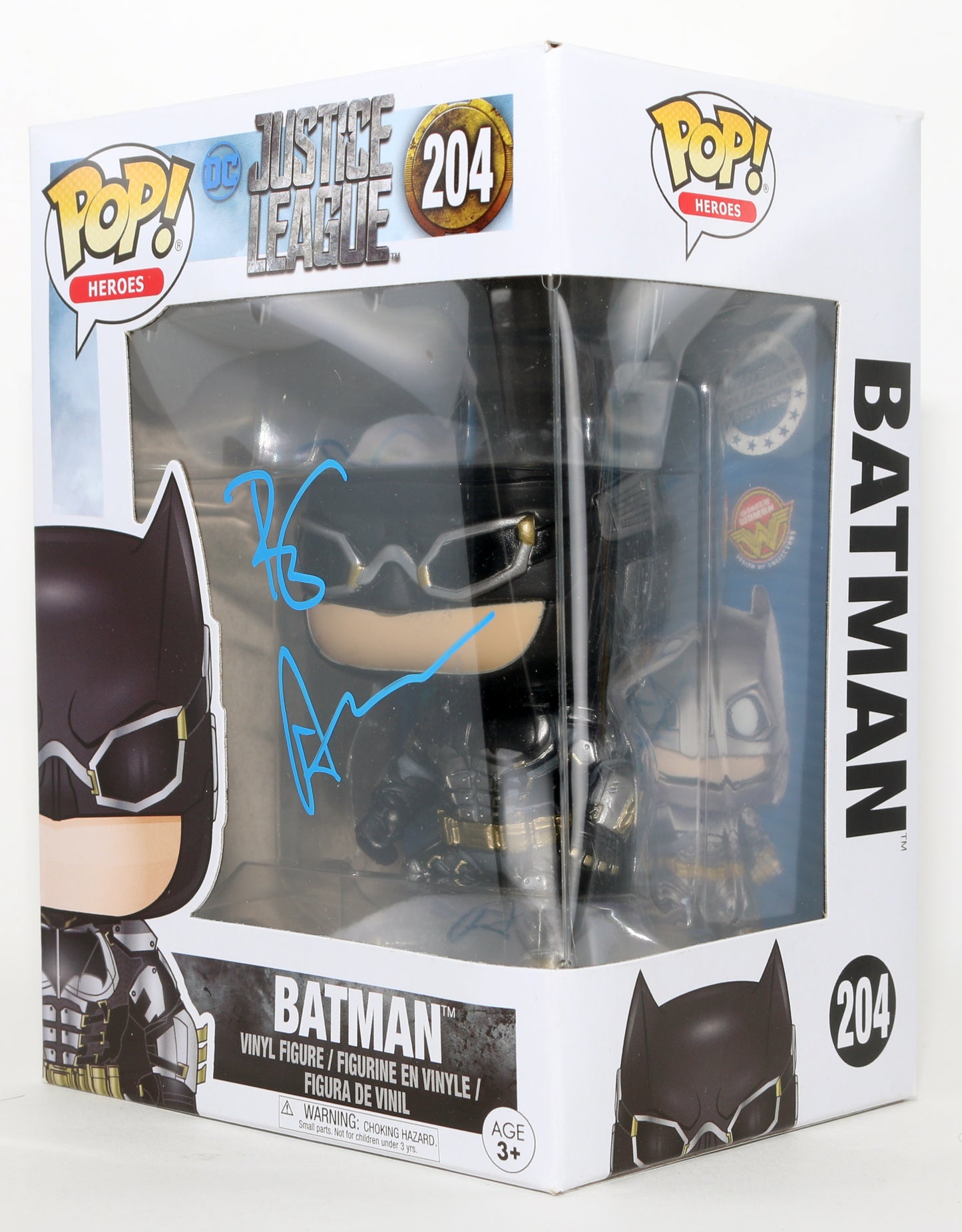 
                  
                    Ben Affleck as Batman in Justice League Signed Funko POP! #204
                  
                