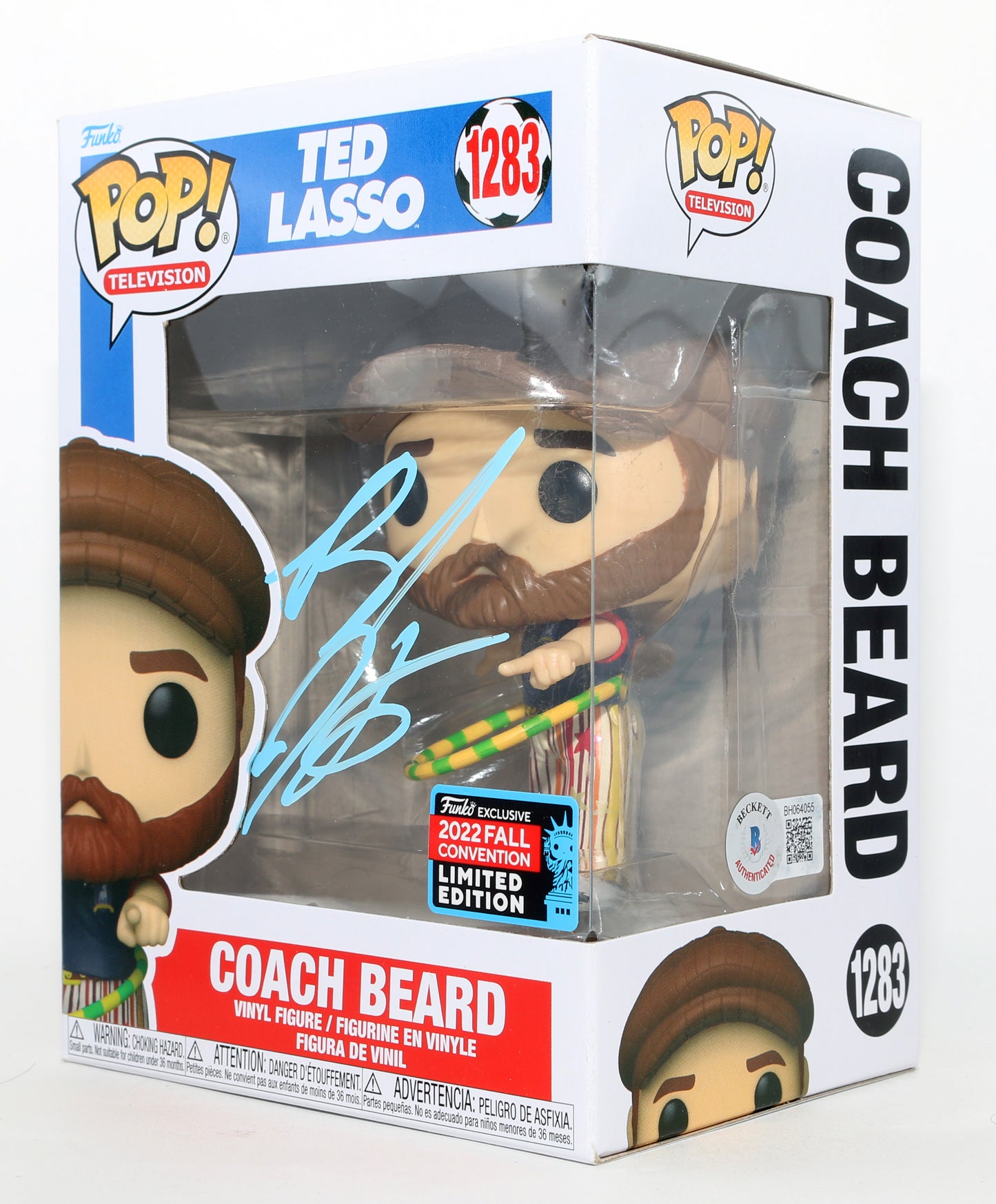 
                  
                    Brendan Hunt as Coach Beard in Ted Lasso 2022 Fall Convention Limited Edition (Beckett) Signed Funko POP! #1283
                  
                