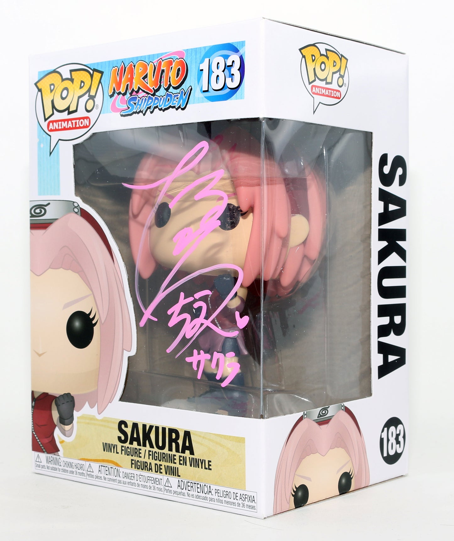 
                  
                    Chie Nakamura as Sakura in Naruto Shippuden (JSA) Signed Funko POP! #183
                  
                