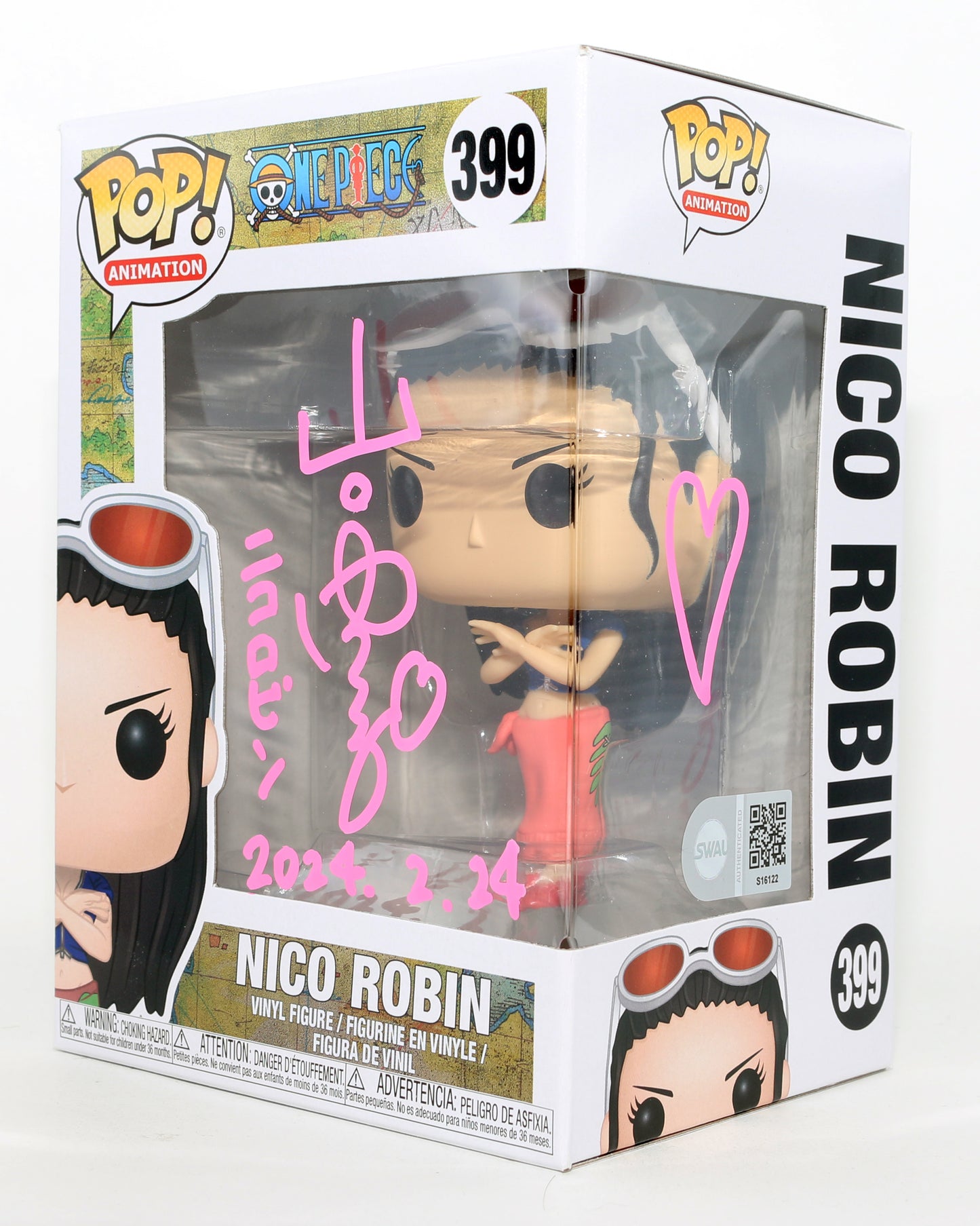 
                  
                    Yuriko Yamaguchi as Nico Robin in One Piece (SWAU) Signed Funko POP! #399
                  
                