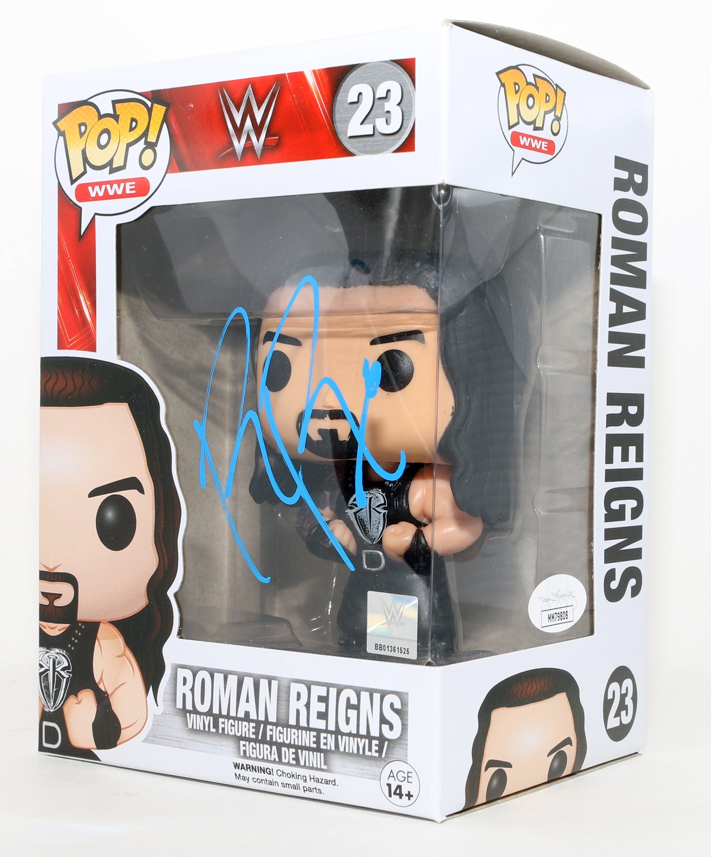 
                  
                    Roman Reigns WWE Wrestler (JSA) Signed Funko POP! #23
                  
                