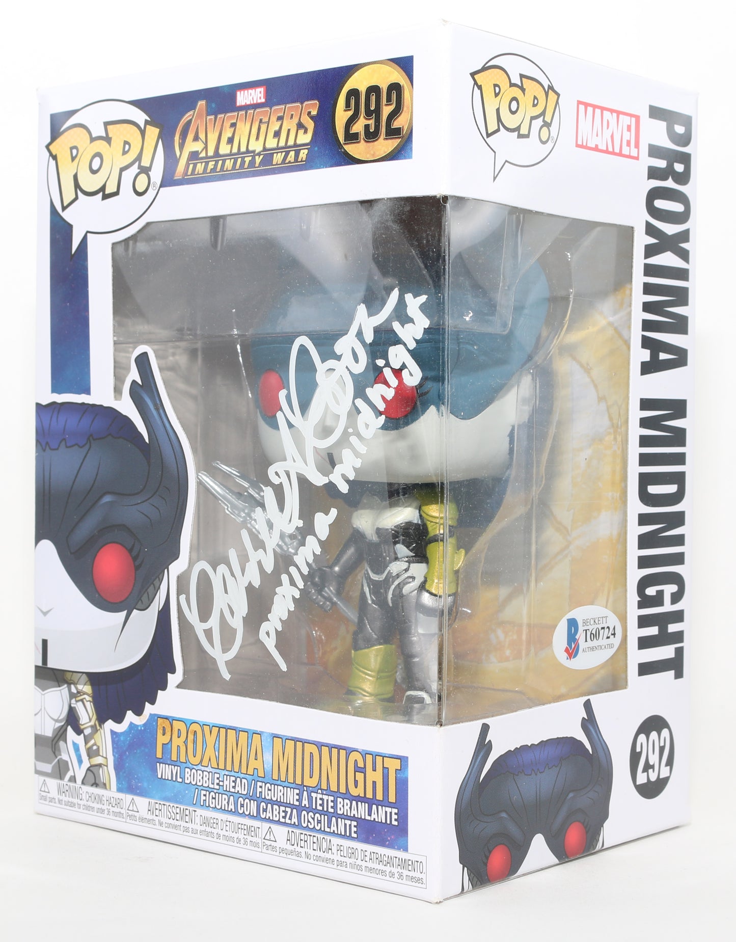 
                  
                    Carrie Coon as Proxima Midnight in Avengers: Infinity War (Beckett) Signed Funko POP! #292 with Character Name
                  
                