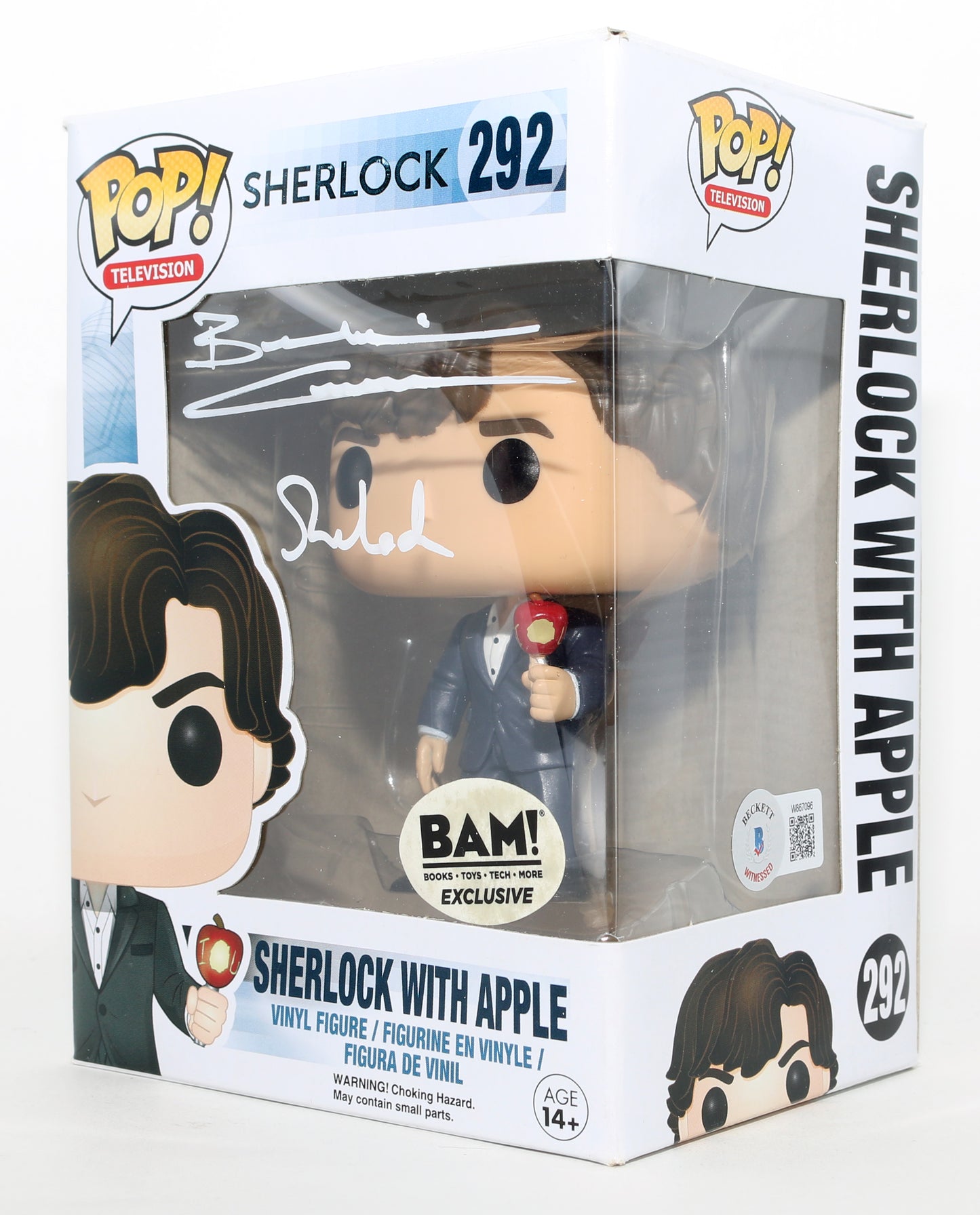 
                  
                    Benedict Cumberbatch as Sherlock Holmes in Sherlock BAM! Exclusive (Beckett) Signed Funko POP! #292 with Character Name
                  
                