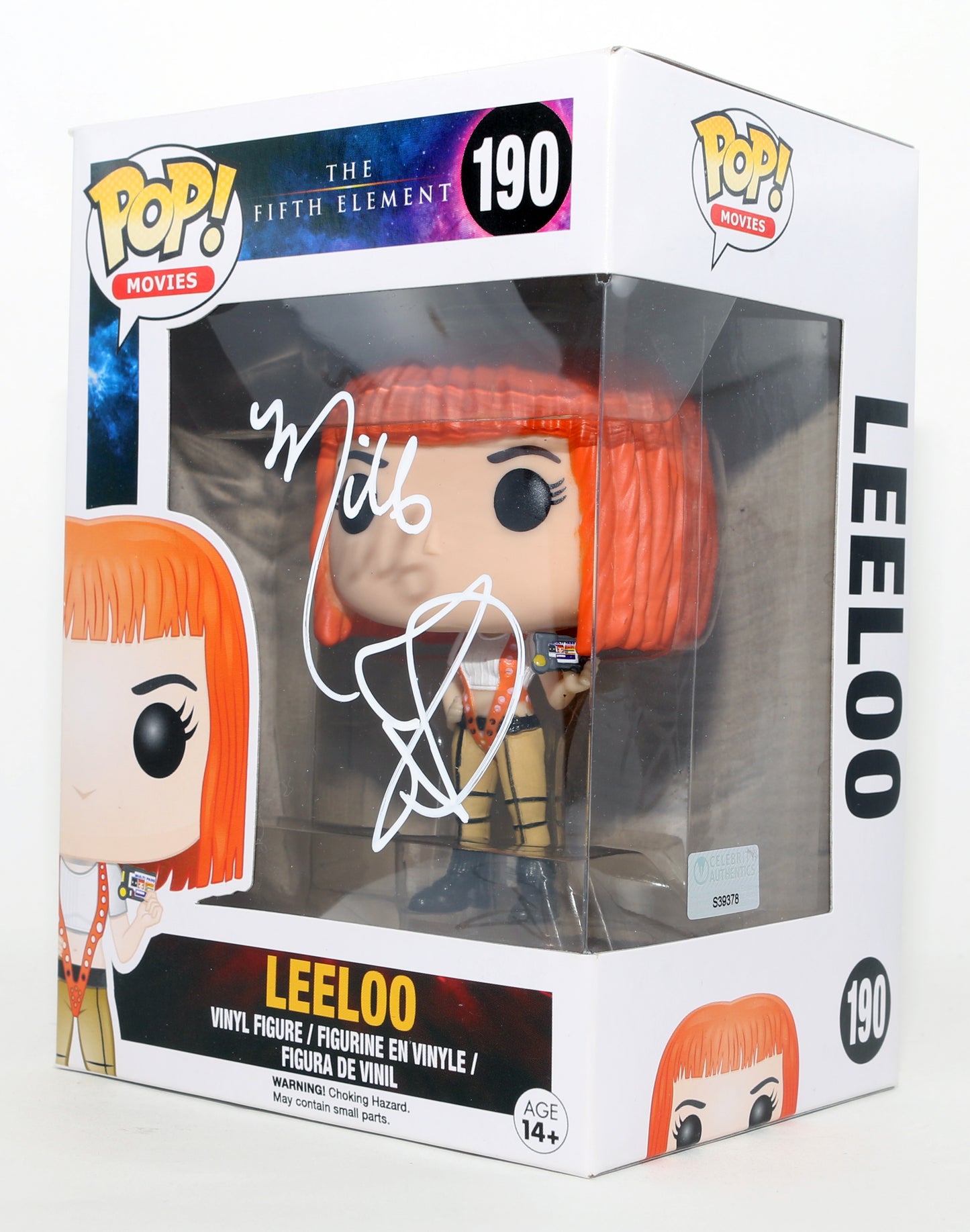 
                  
                    Milla Jovovich as Leeloo in The Fifth Element (Celebrity Authentics) Signed Funko POP! #190
                  
                