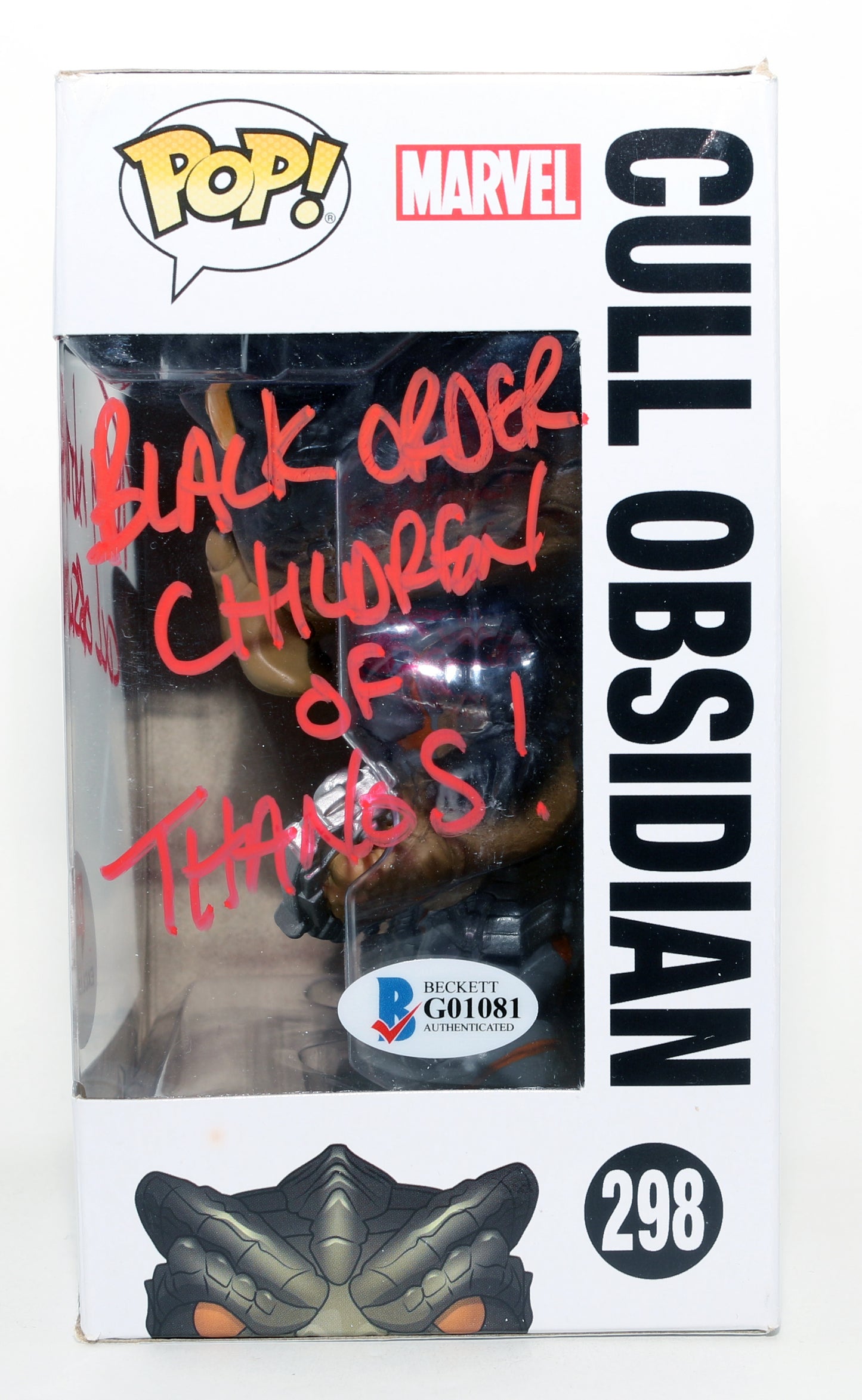 
                  
                    Terry Notary as Cull Obsidian in Avengers: Infinity War Walgreens Exclusive (Beckett) Signed Funko POP! #298 with Character Name
                  
                