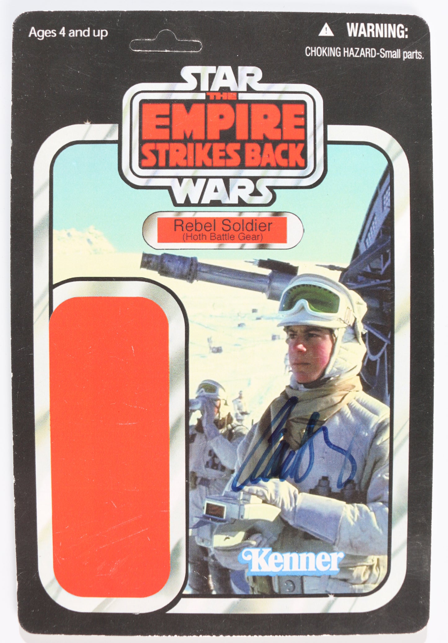 
                  
                    Carl Bang as Hoth Rebel Soldier in Star Wars: The Empire Strikes Back Kenner Hasbro Vintage Action Figure Reproduction Cardback
                  
                