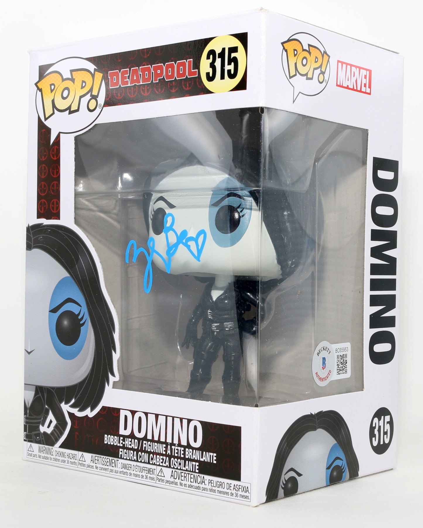 
                  
                    Zazie Beetz as Domino in Deadpool 2 (Beckett) Signed Funko POP! #315
                  
                