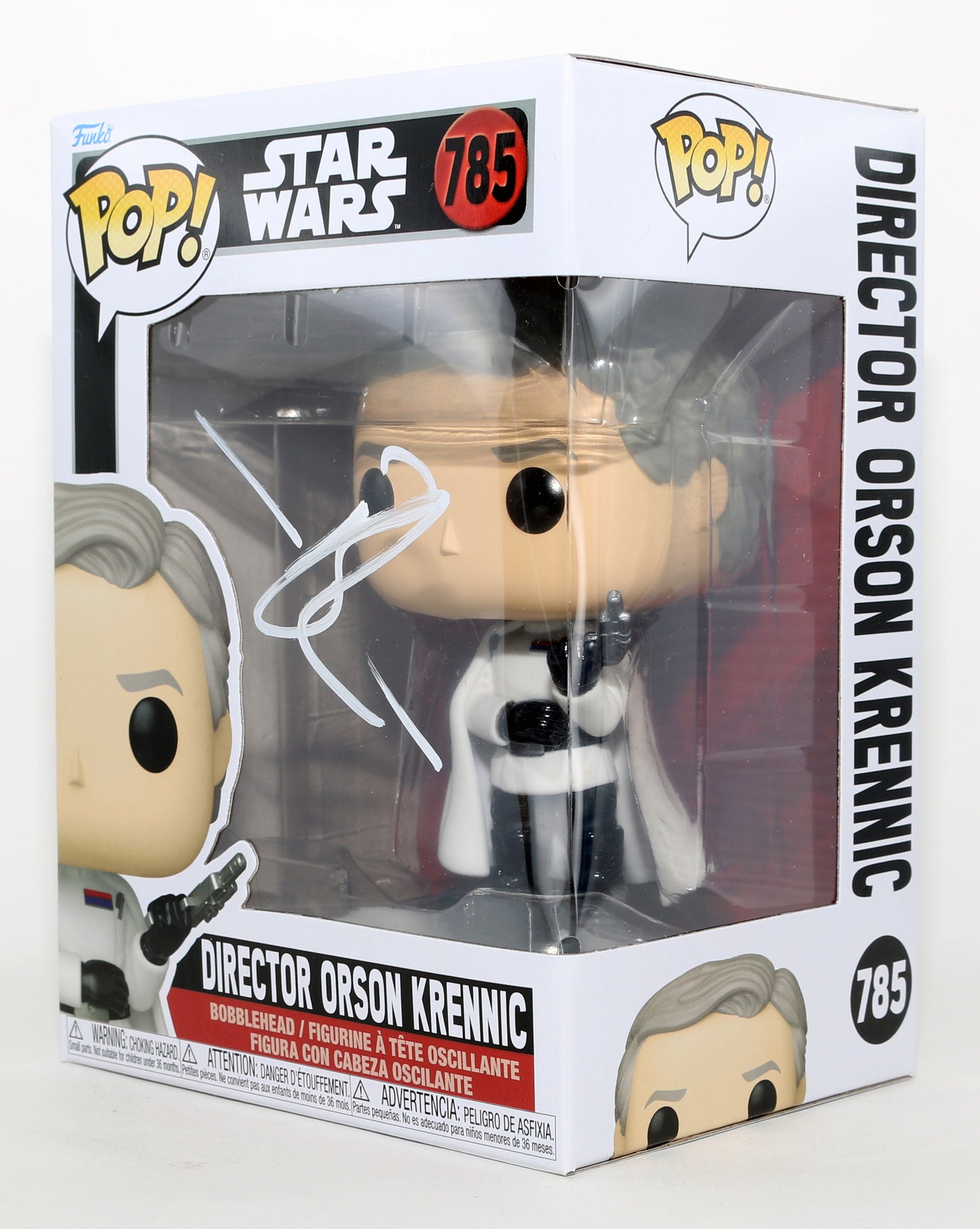 
                  
                    Ben Mendelsohn as Director Orson Krennic in Rogue One: A Star Wars Story Signed Funko POP! #785
                  
                