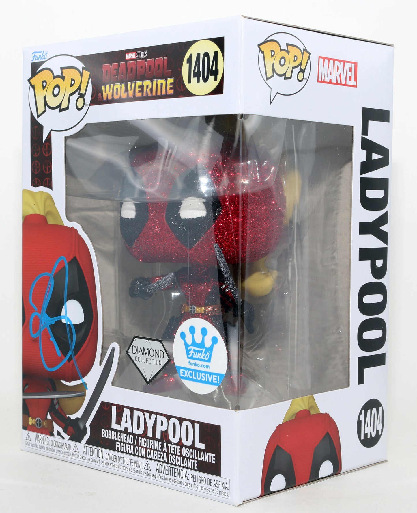 
                  
                    Blake Lively as Ladypool in Deadpool & Wolverine Diamond Edition Funko Store Exclusive Signed Funko POP! #1404
                  
                