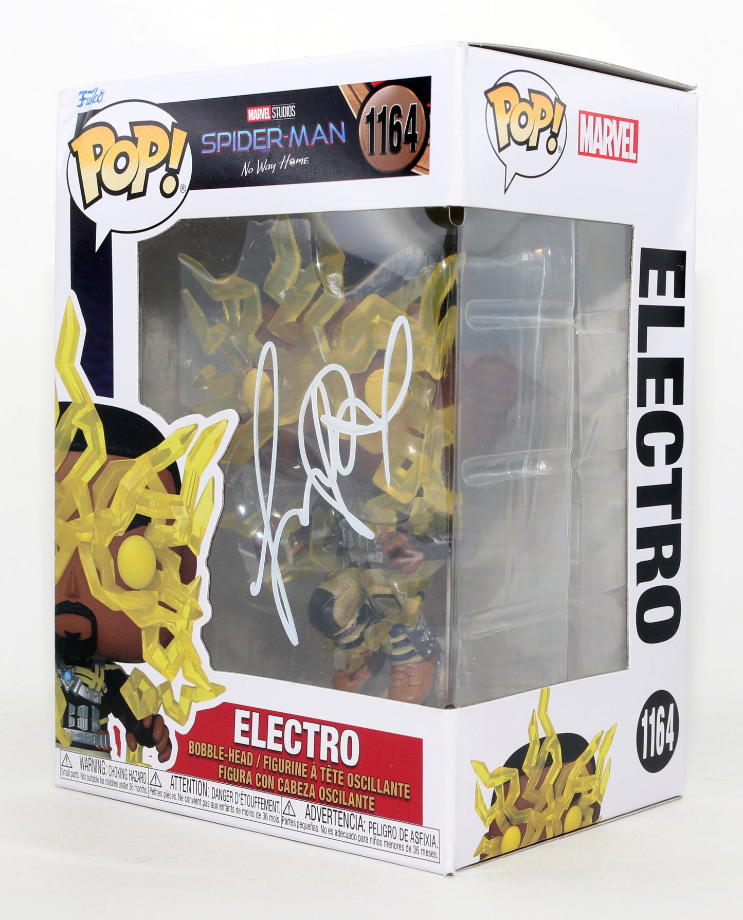 
                  
                    Jamie Foxx as Electro in Spider-Man: No Way Home Signed Funko POP! #1164
                  
                