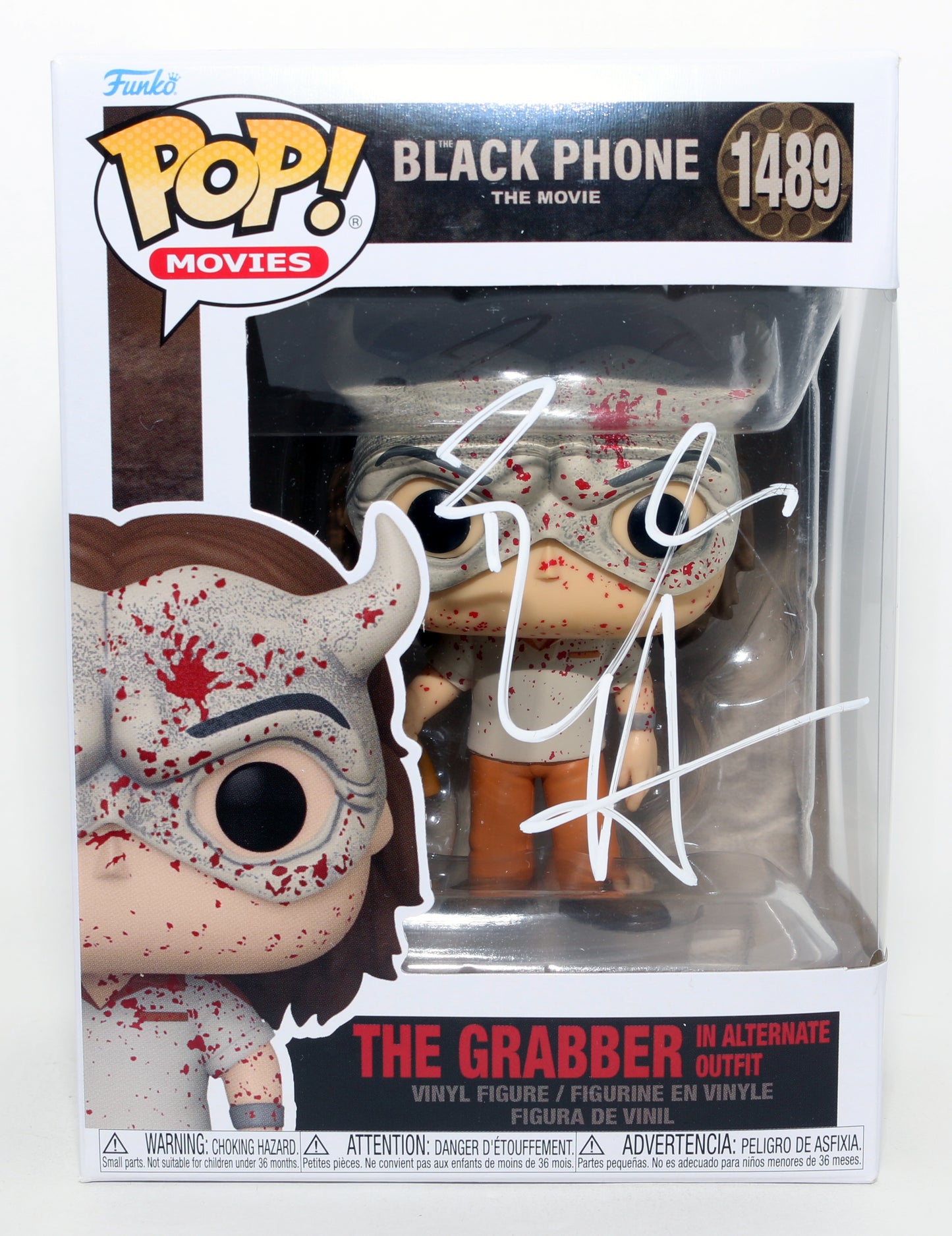 
                  
                    Ethan Hawke as The Grabber in Black Phone Signed Funko POP! #1489
                  
                