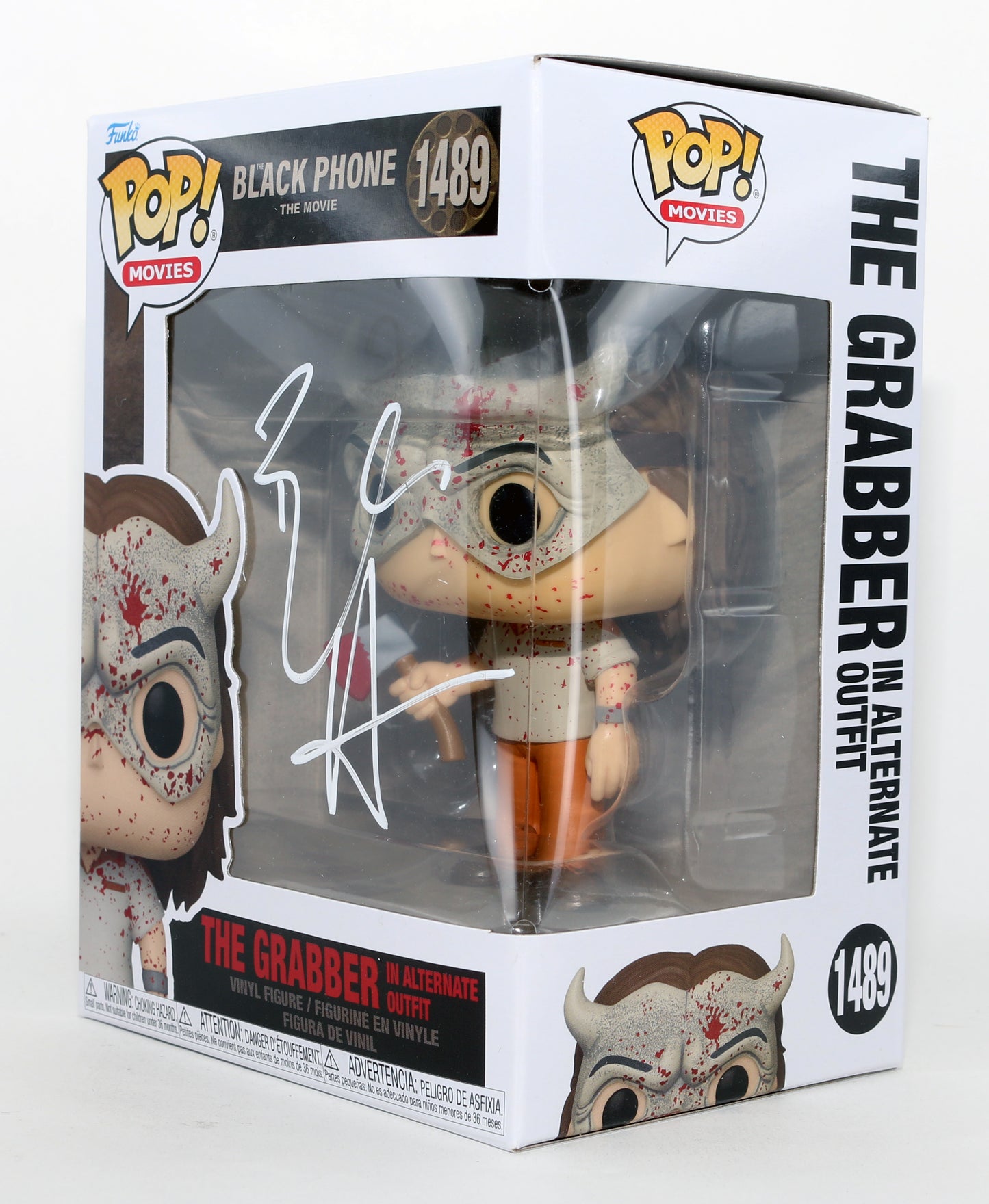 
                  
                    Ethan Hawke as The Grabber in Black Phone Signed Funko POP! #1489
                  
                