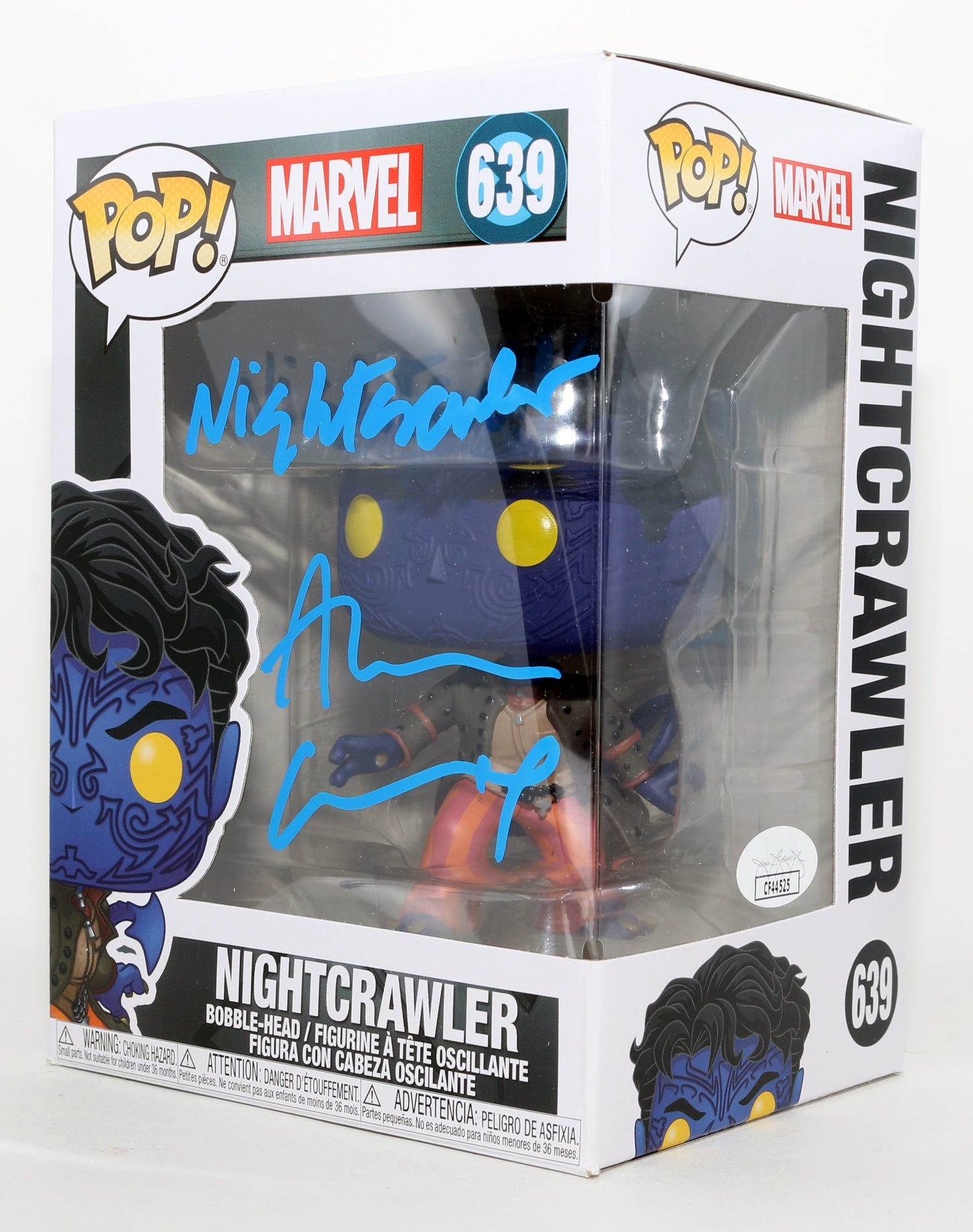 
                  
                    Alan Cumming as Night Crawler in X2: X-Men United (JSA) Signed Funko POP! #639 with Character Name
                  
                