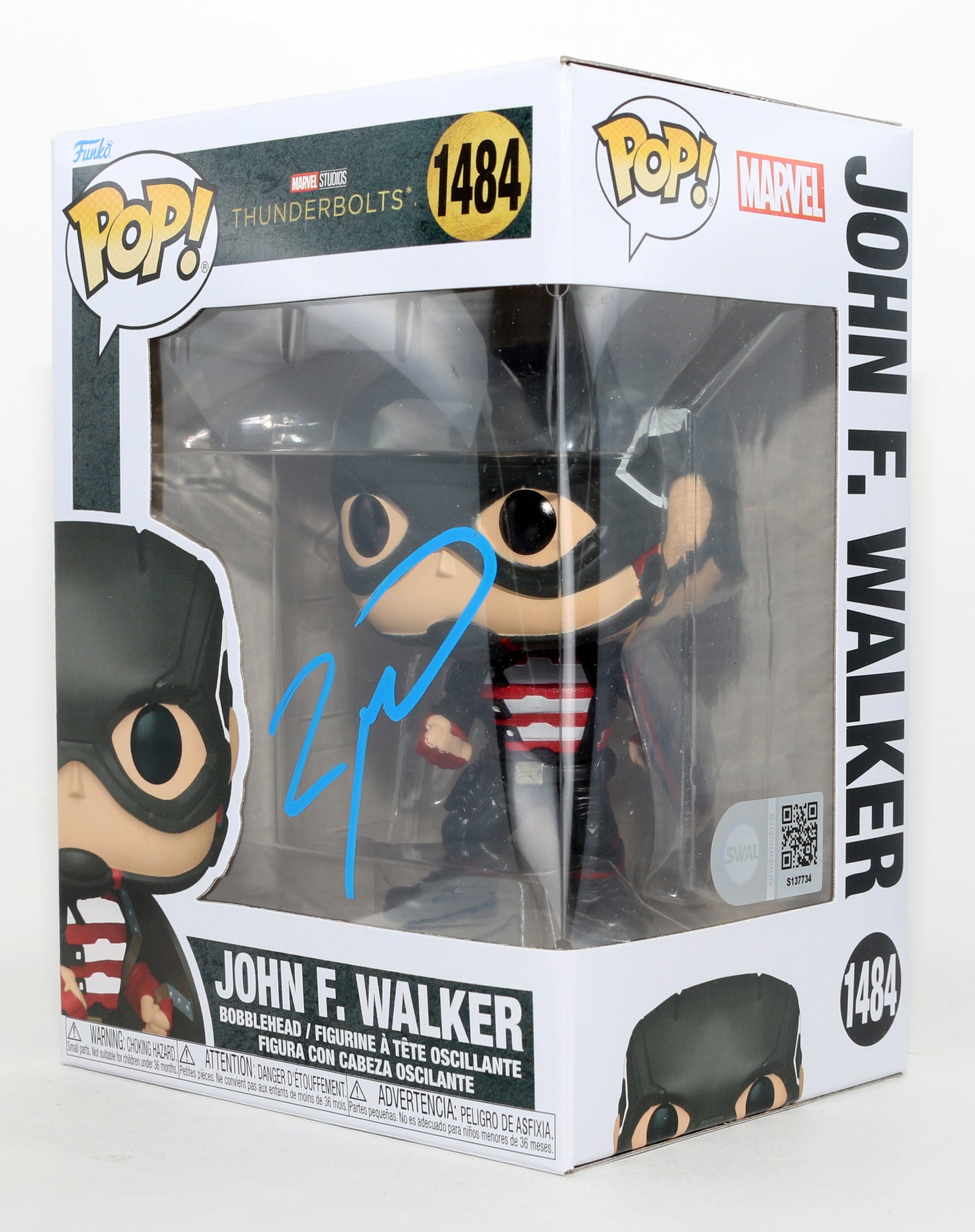 
                  
                    Wyatt Russell as John F. Walker in Thunderbolts* / The New Avengers (SWAU) Signed Funko POP! #1484
                  
                