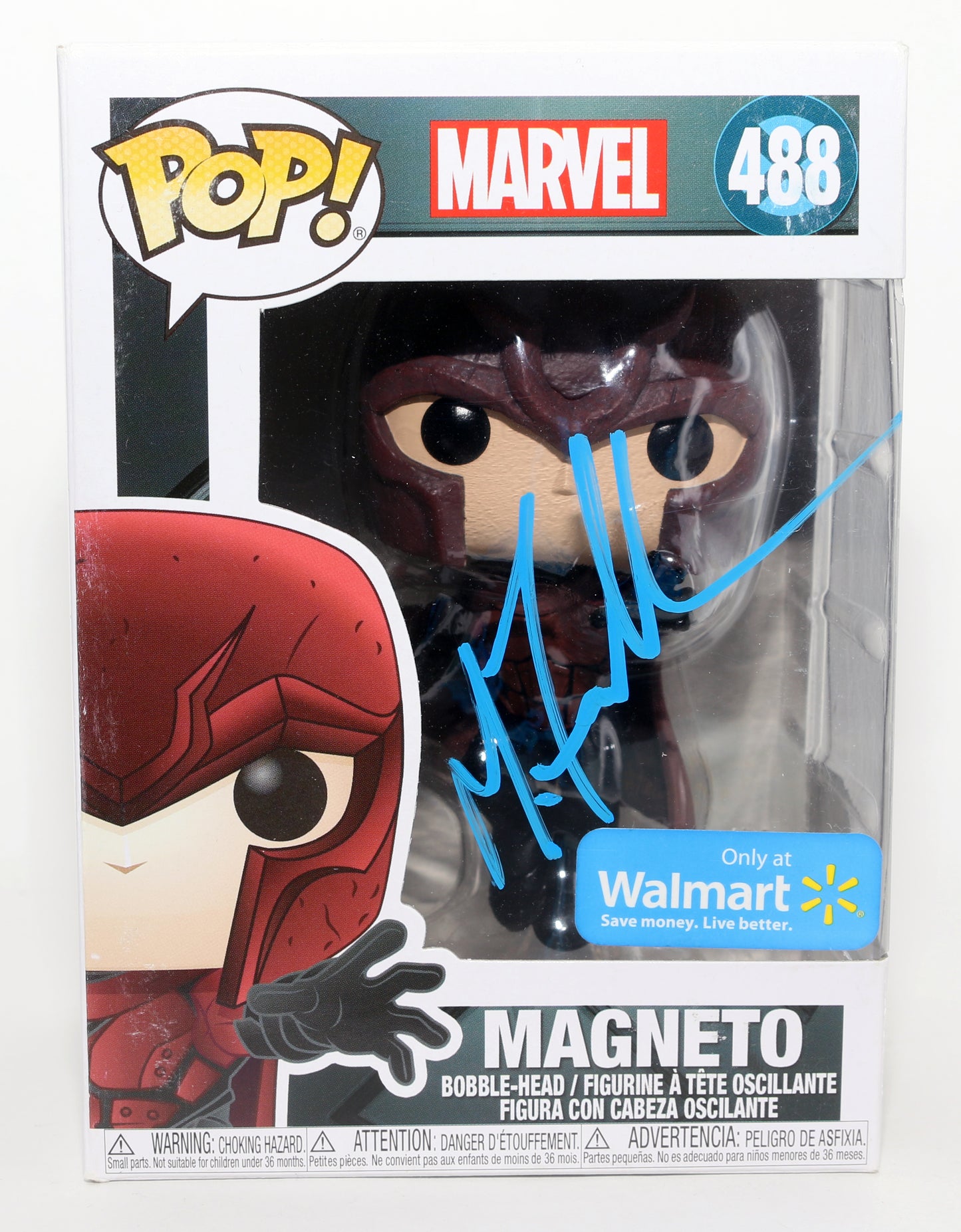 
                  
                    Michael Fassbender as Young Magneto in X-Men: Days of Future Past Walmart Exclusive (SWAU) Signed Funko POP! #488
                  
                