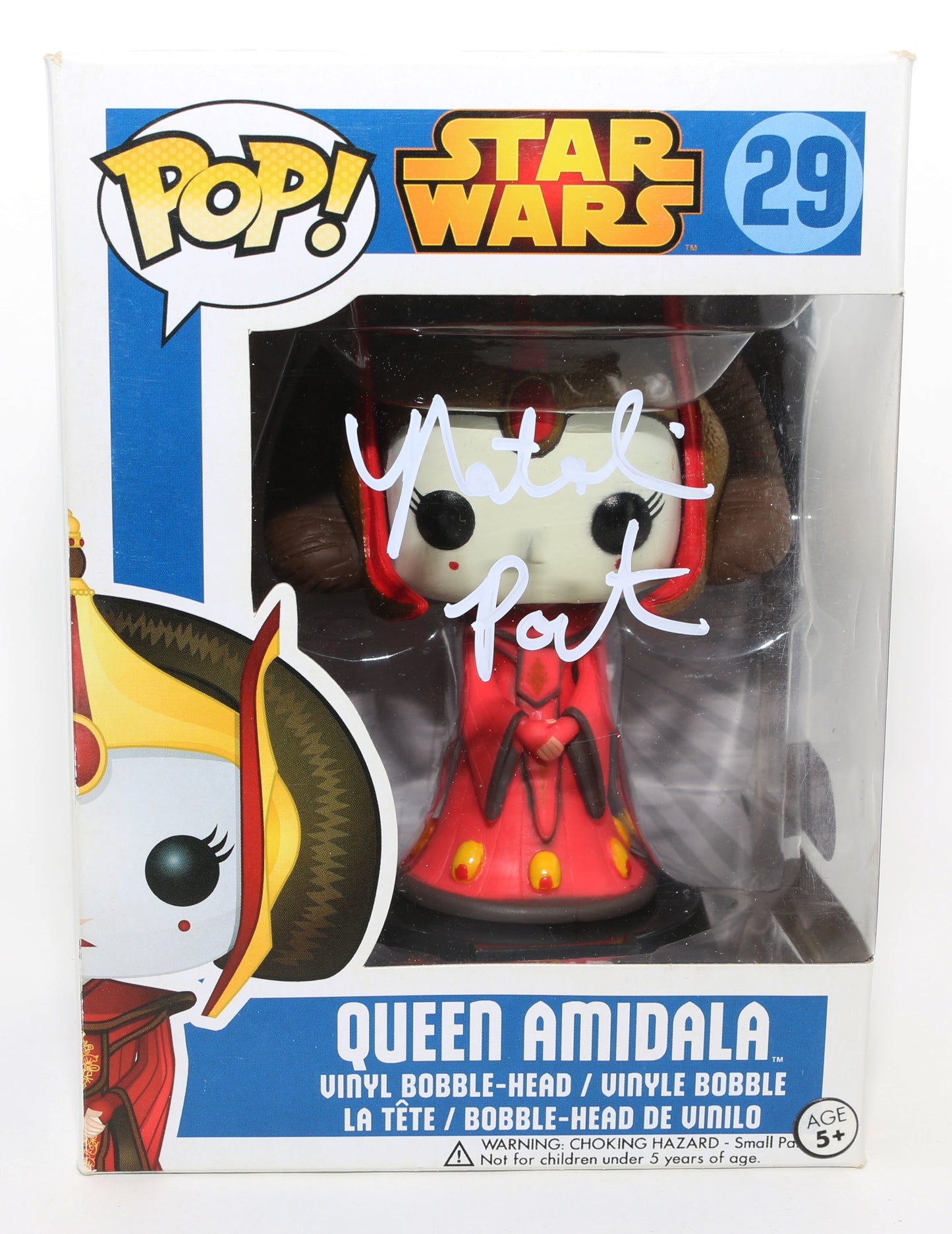 
                  
                    Natalie Portman as Queen Amidala in Star Wars Episode I: The Phantom Menace (SWAU) Signed Funko POP! #29
                  
                