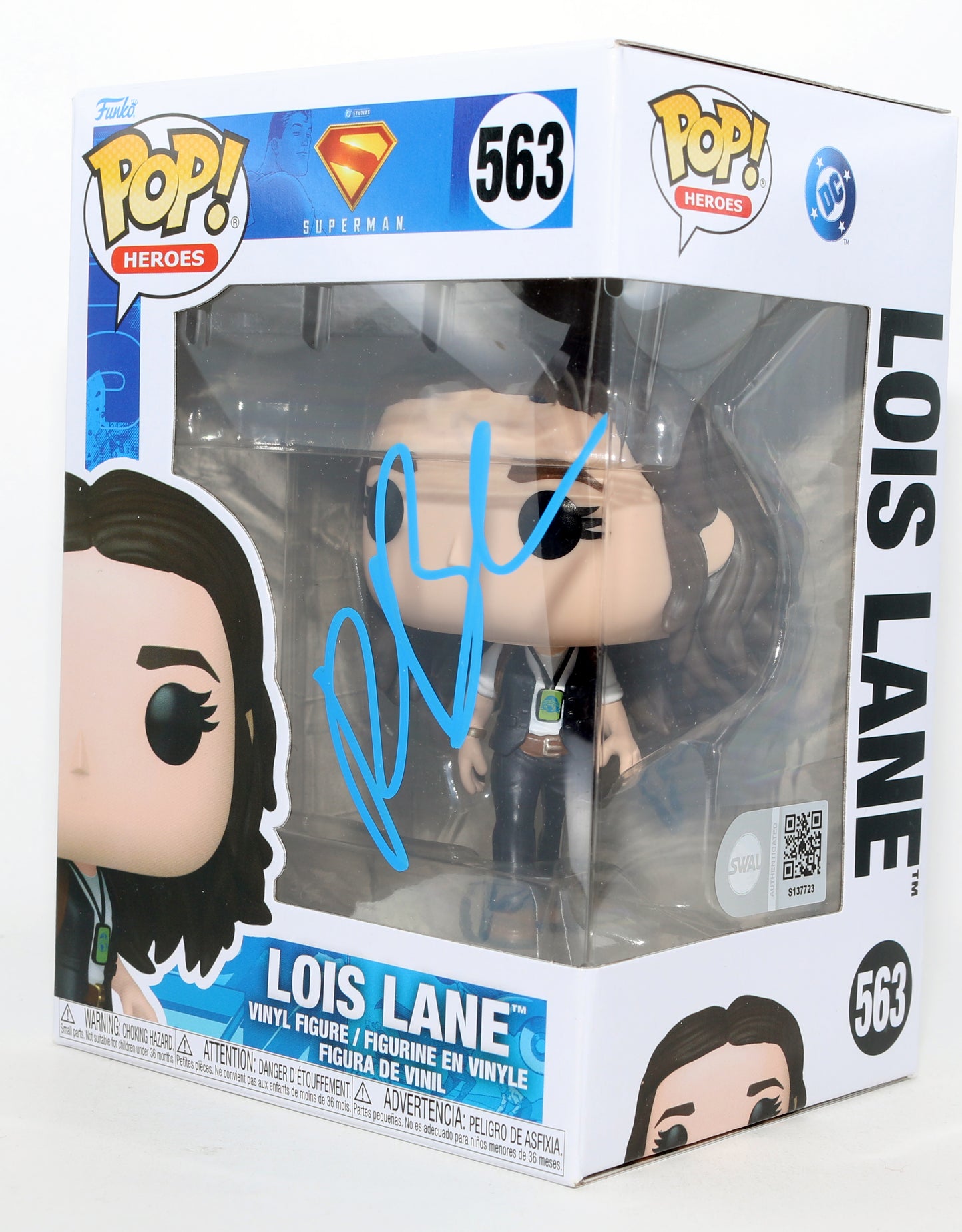 
                  
                    Rachel Brosnahan as Lois Lane in James Gunn's Superman (SWAU) Signed Funko POP! #563
                  
                
