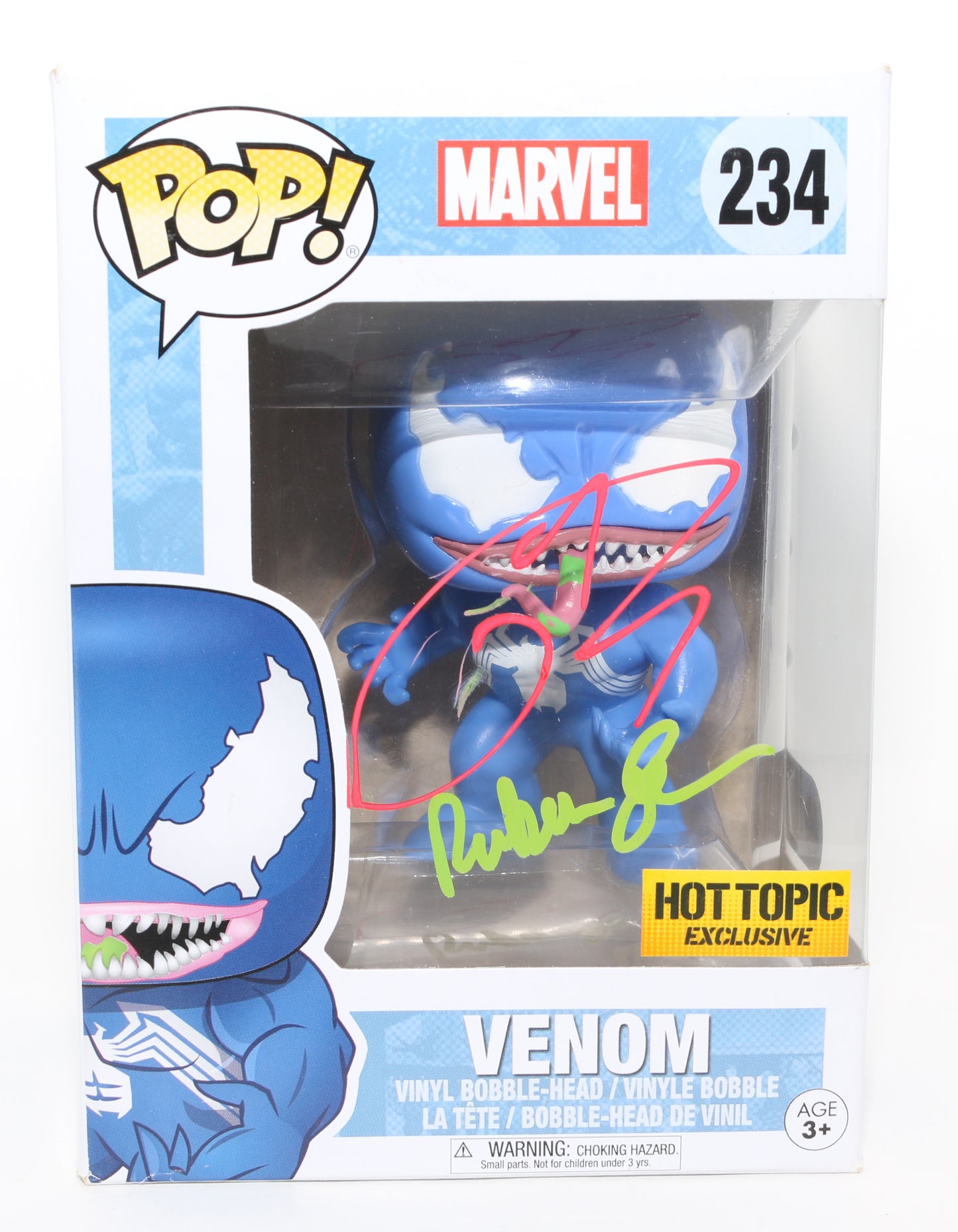 
                  
                    Tom Hardy as Venom & Ruben Fleischer the Director of Venom Hot Topc Exclusive (SWAU) Signed Funko POP! #234
                  
                