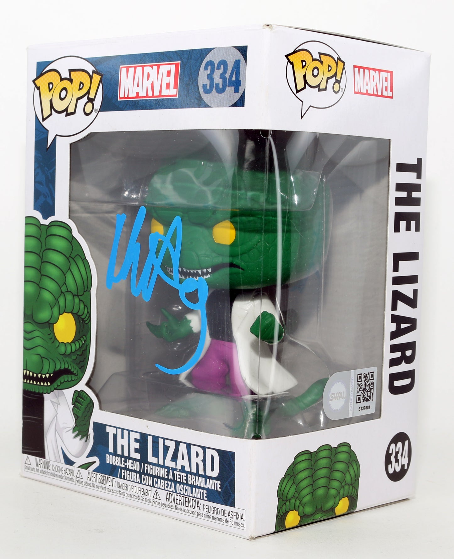 
                  
                    Rhys Ifans as The Lizard in The Amazing Spider-Man & Spider-Man: No Way Home (SWAU) Signed Funko POP! #334
                  
                