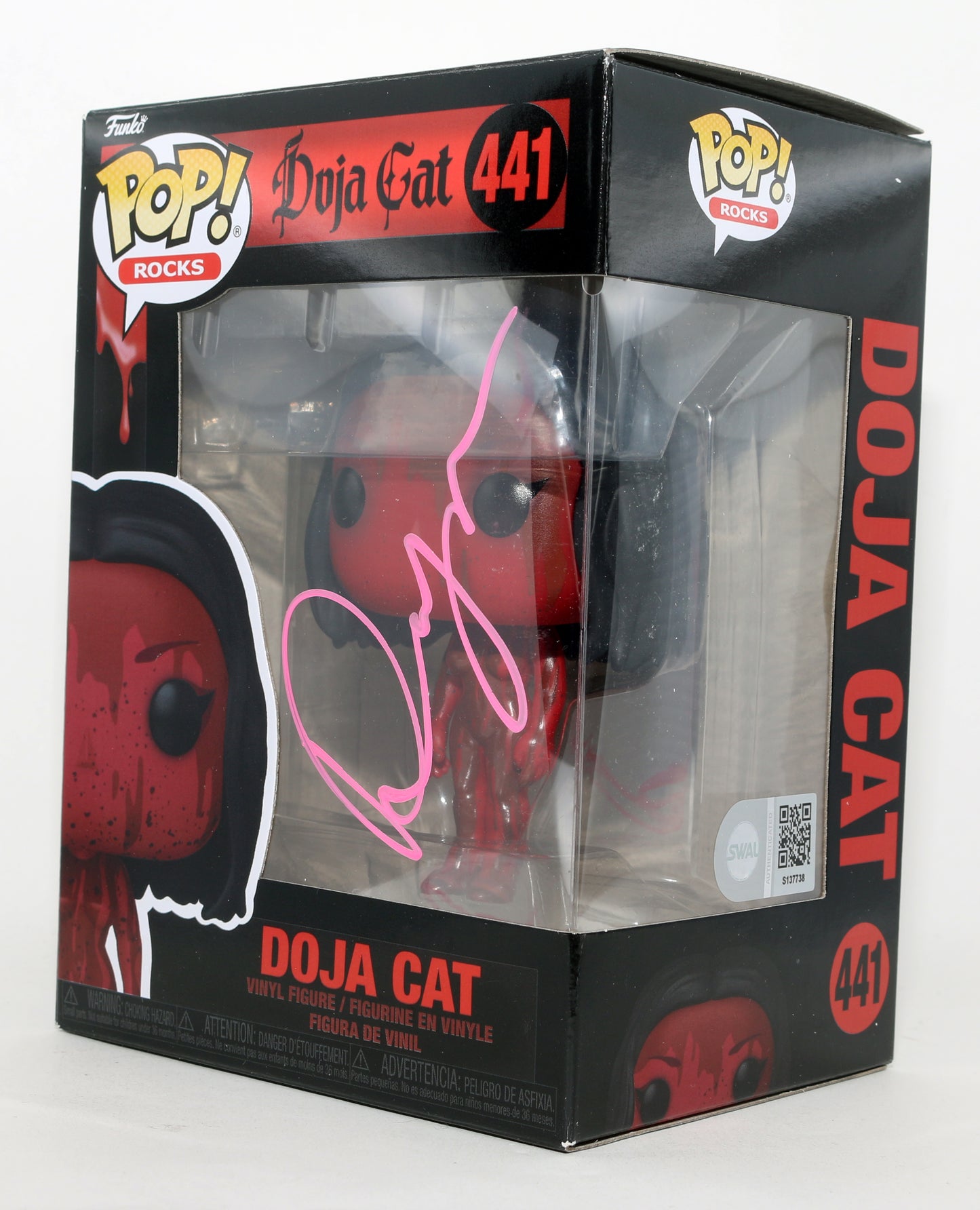 
                  
                    Doja Cat Singer & Songwriter (SWAU) Signed Funko POP! #441
                  
                