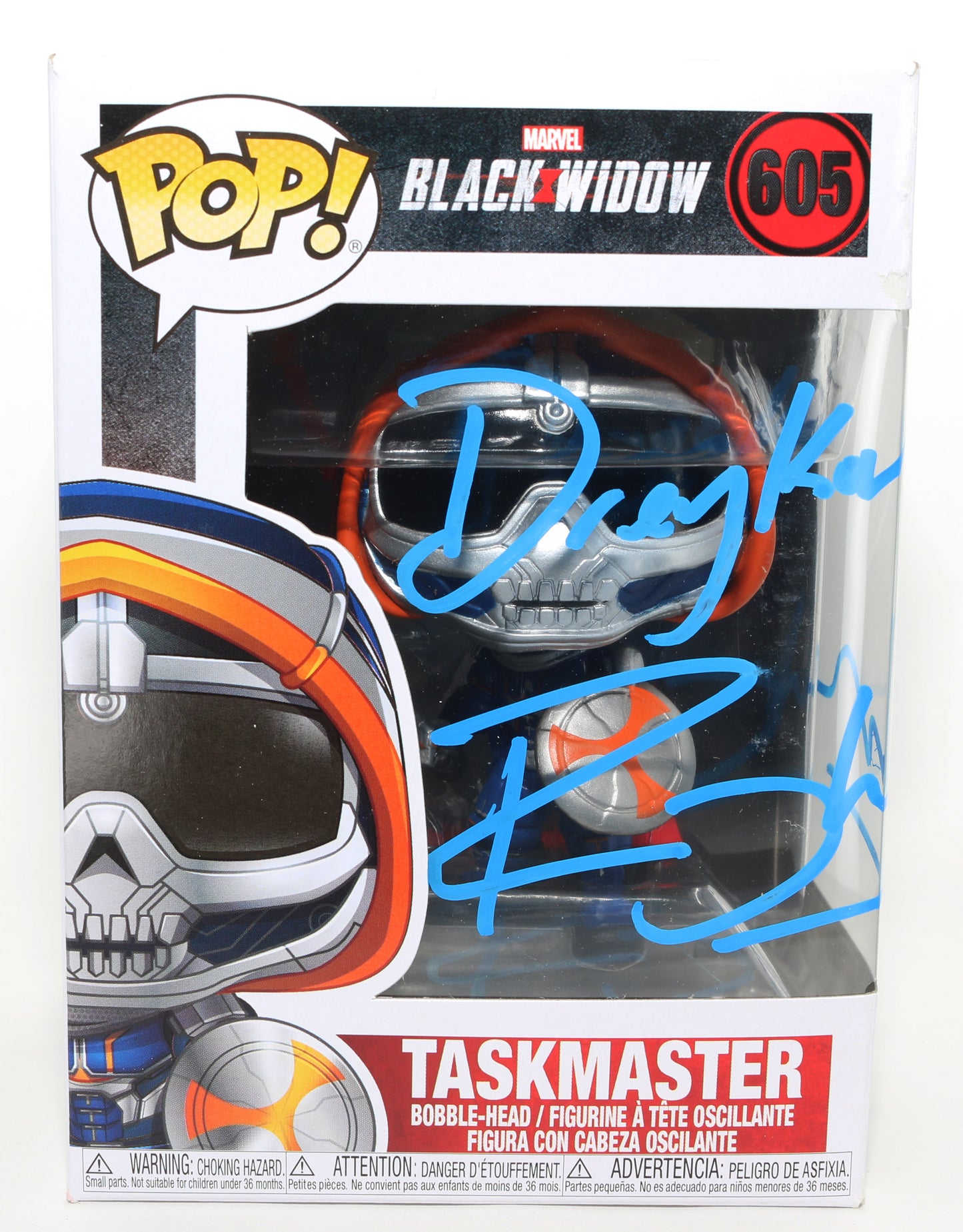 
                  
                    Ray Winstone as Dreykov in Marvel's Black Widow Signed Funko POP! #605
                  
                
