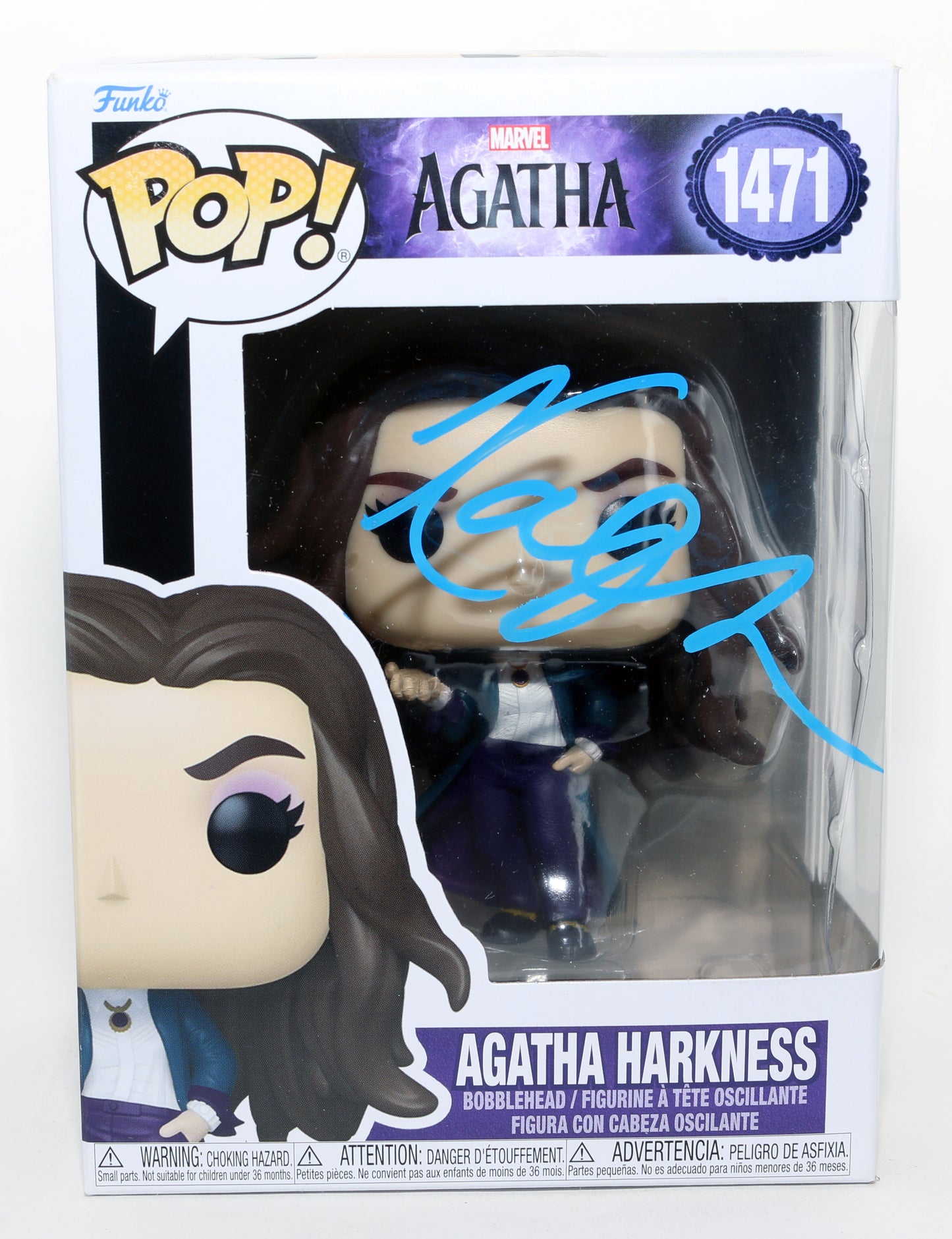 
                  
                    Kathryn Hahn as Agatha Harkness in Agatha All Along Signed Funko POP! #1471
                  
                