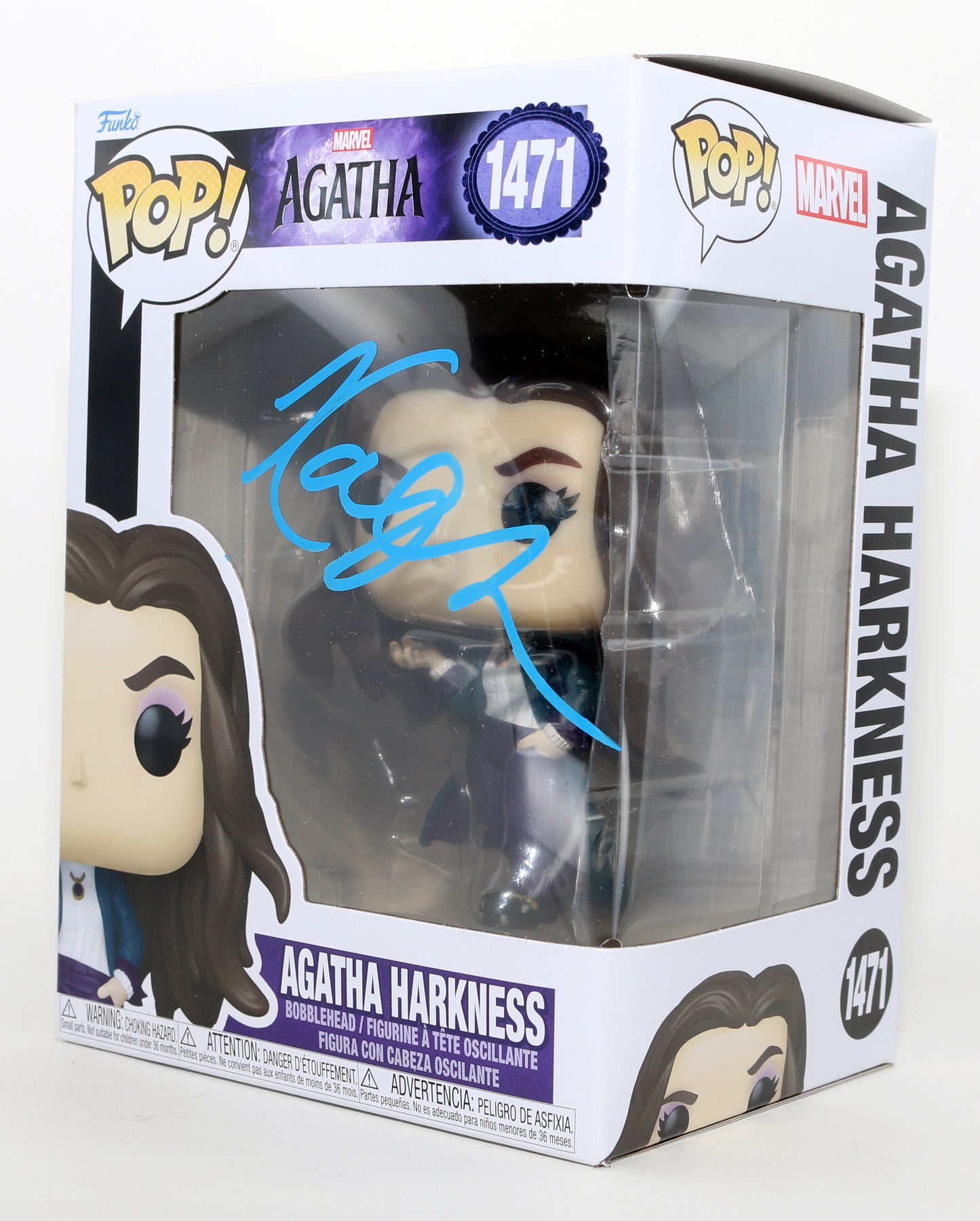 
                  
                    Kathryn Hahn as Agatha Harkness in Agatha All Along Signed Funko POP! #1471
                  
                