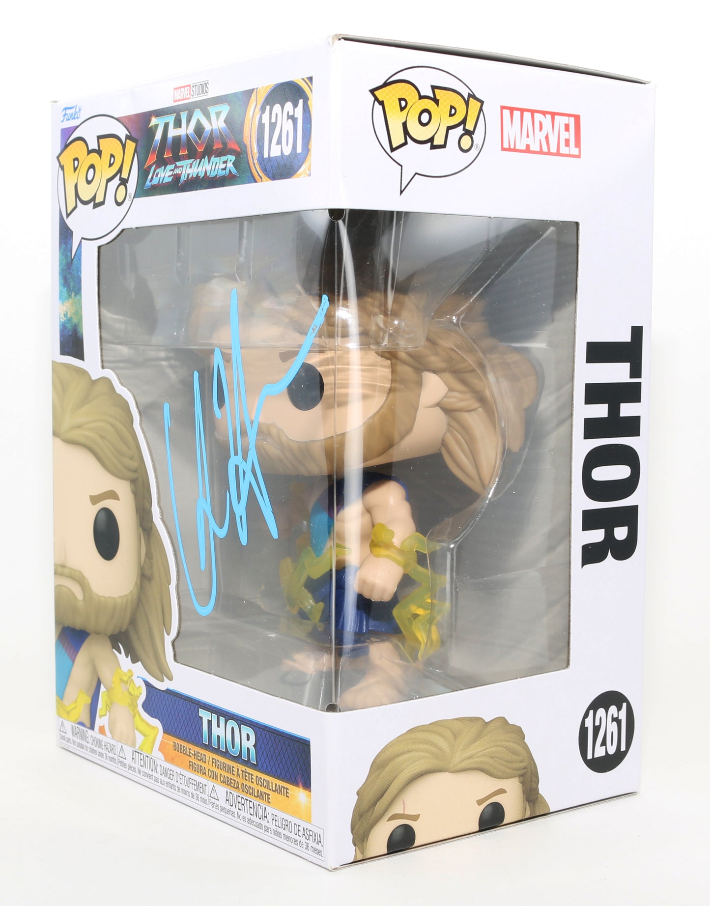 
                  
                    Chris Hemsworth as Thor in Thor: Love & Thunder Signed Funko POP! #1261
                  
                