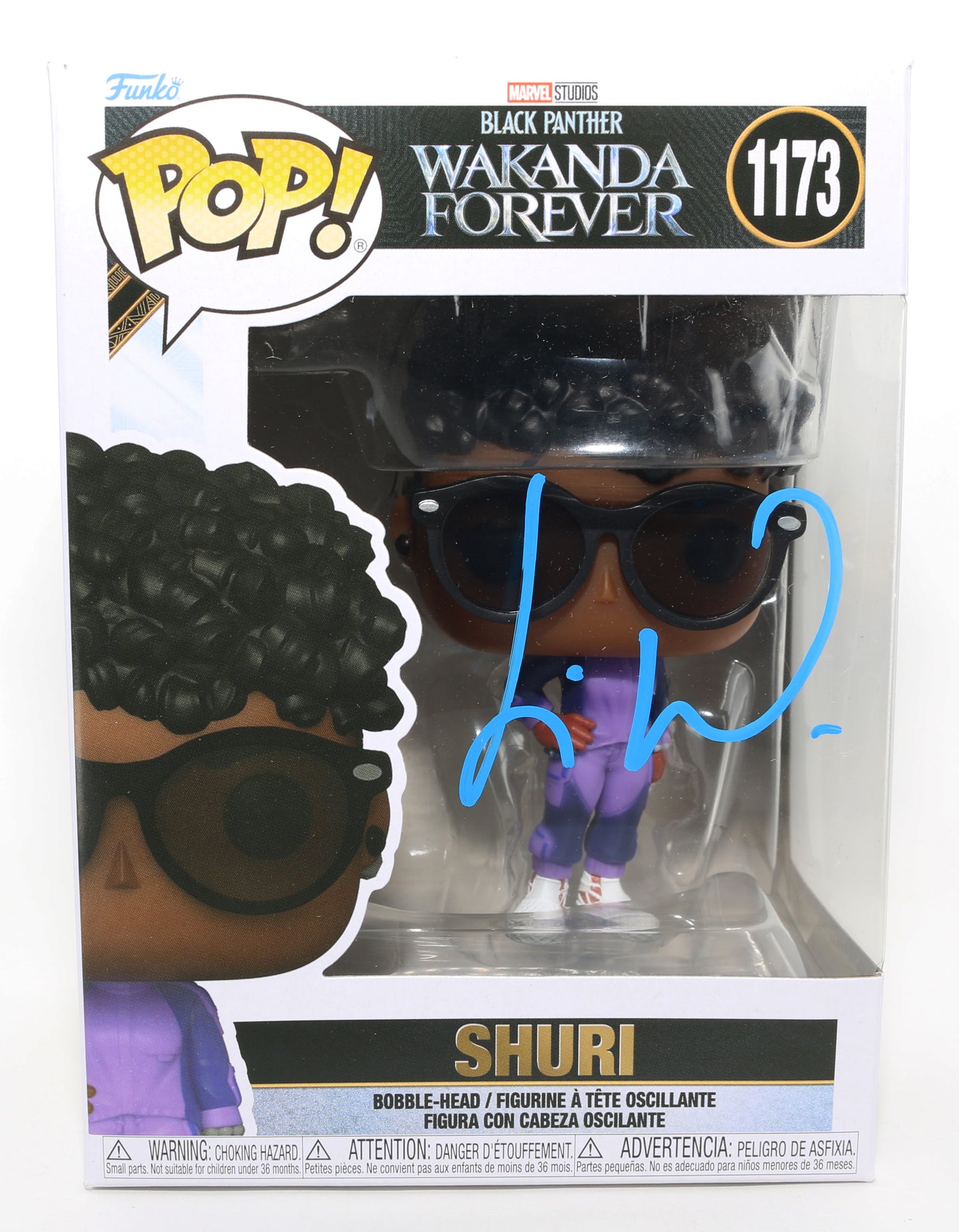 
                  
                    Letitia Wright as Shuri in Black Panther: Wakanda Forever Signed Funko POP! #1173
                  
                