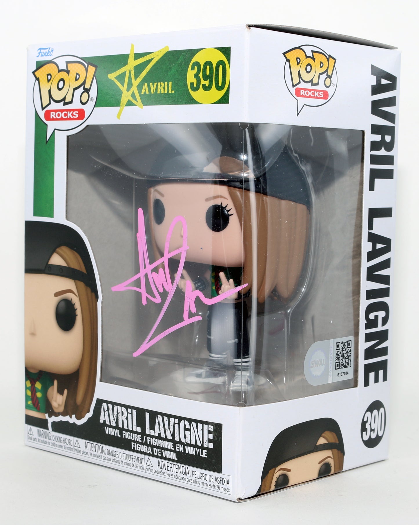 
                  
                    Avril Lavigne Singer & Songwriter (SWAU) Signed Funko POP! #390
                  
                